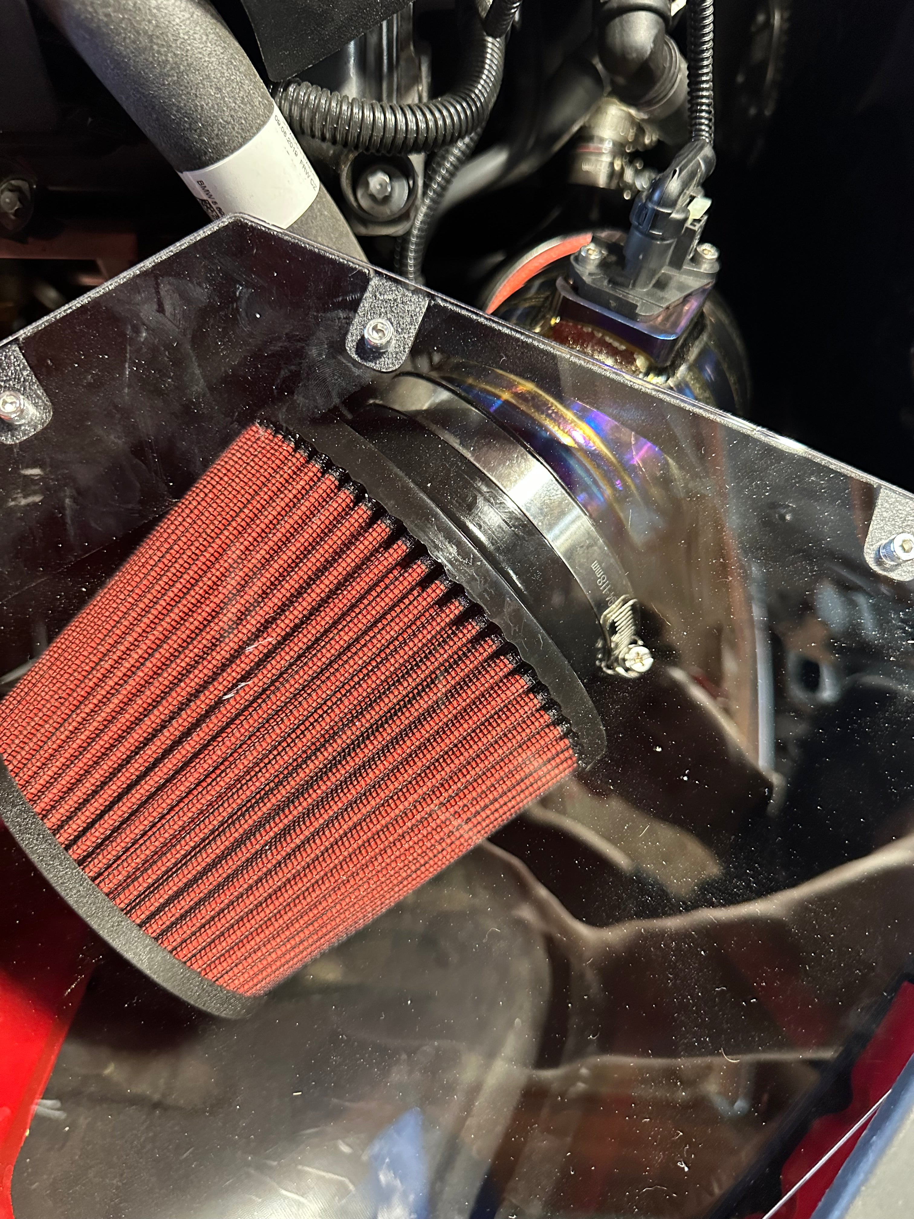 4'' Titanium High Flow Air Intake System - Toyota Supra A90 BMW Z4 B58 3.0L