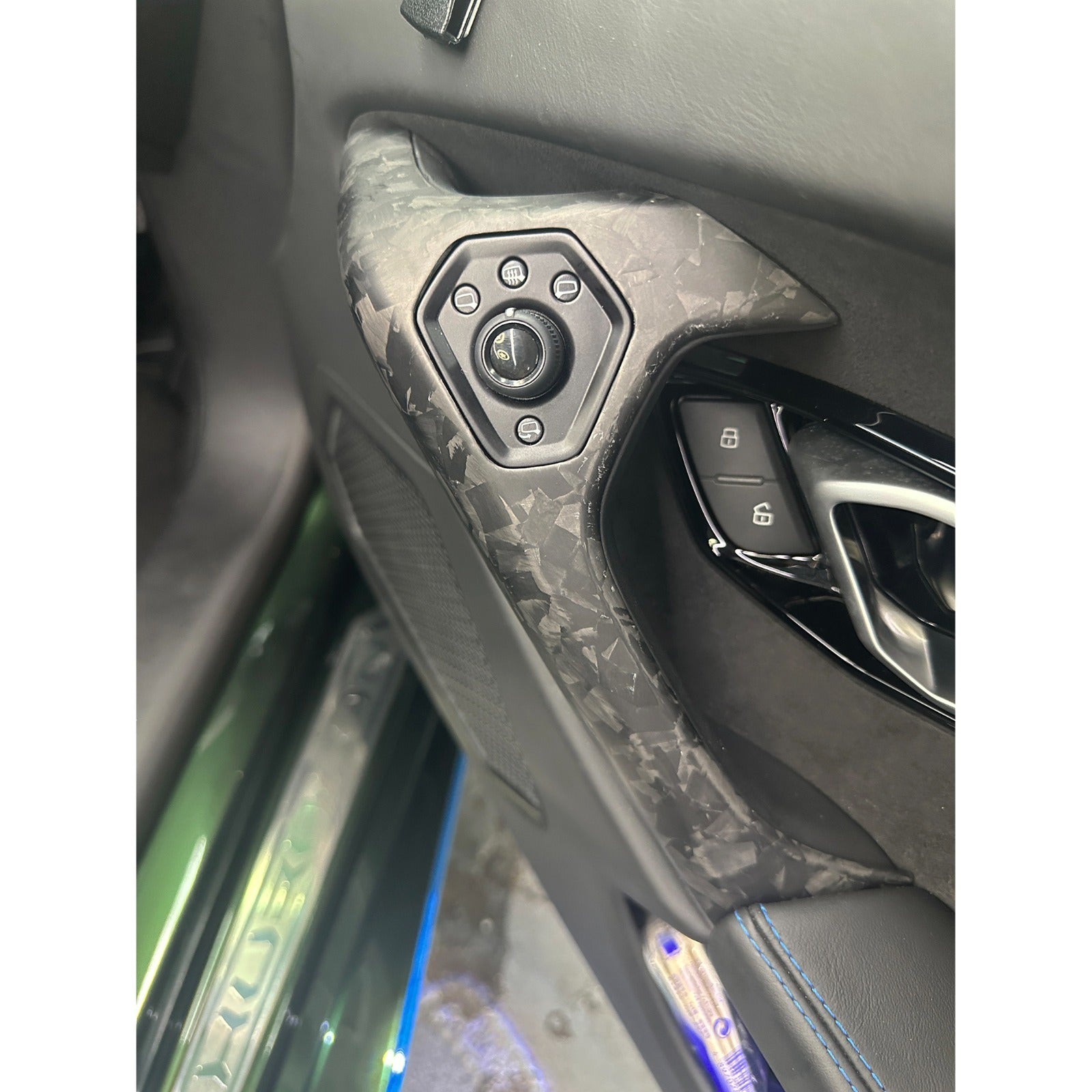 Dry Carbon Fiber Full complete Interior Trim Set V3 (16pc) - Lamborghini Huracan