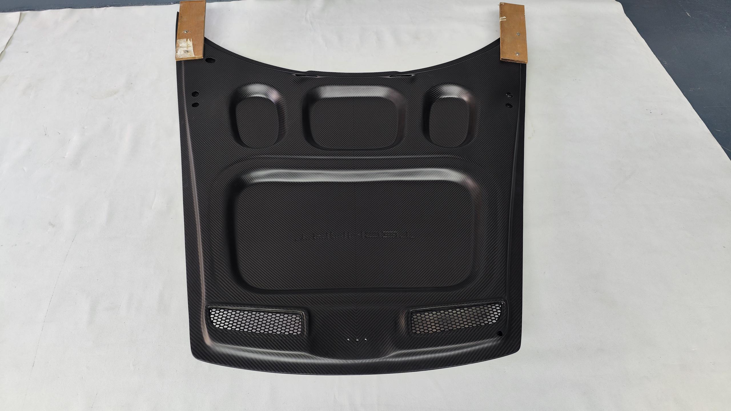 Prepreg Carbon Fiber Tec Style Front Hood Bonnet - Porsche 992 Carrera 911