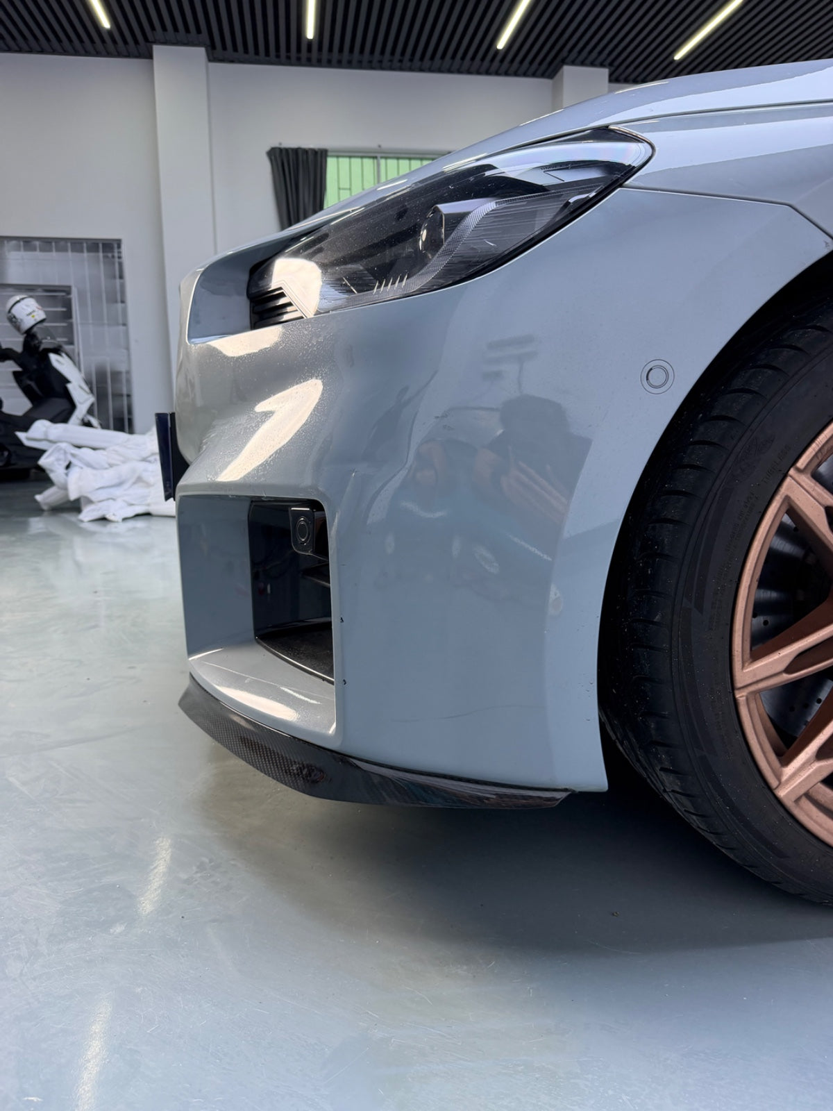 Carbon Fiber CS Style Front splitter lip - BMW G87 M2