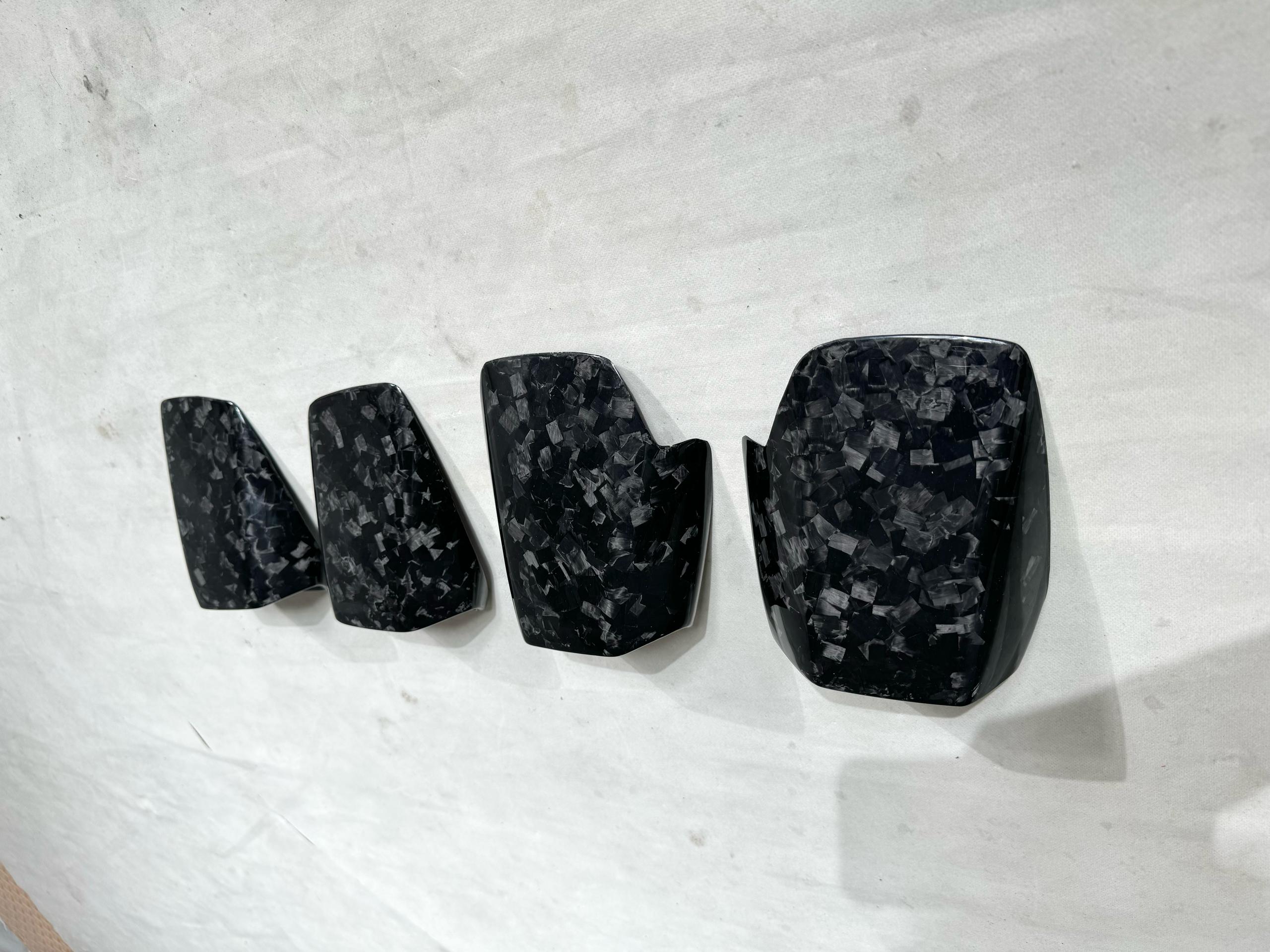 Dry Carbon Fiber Full complete Interior Trim Set V3 (16pc) - Lamborghini Huracan