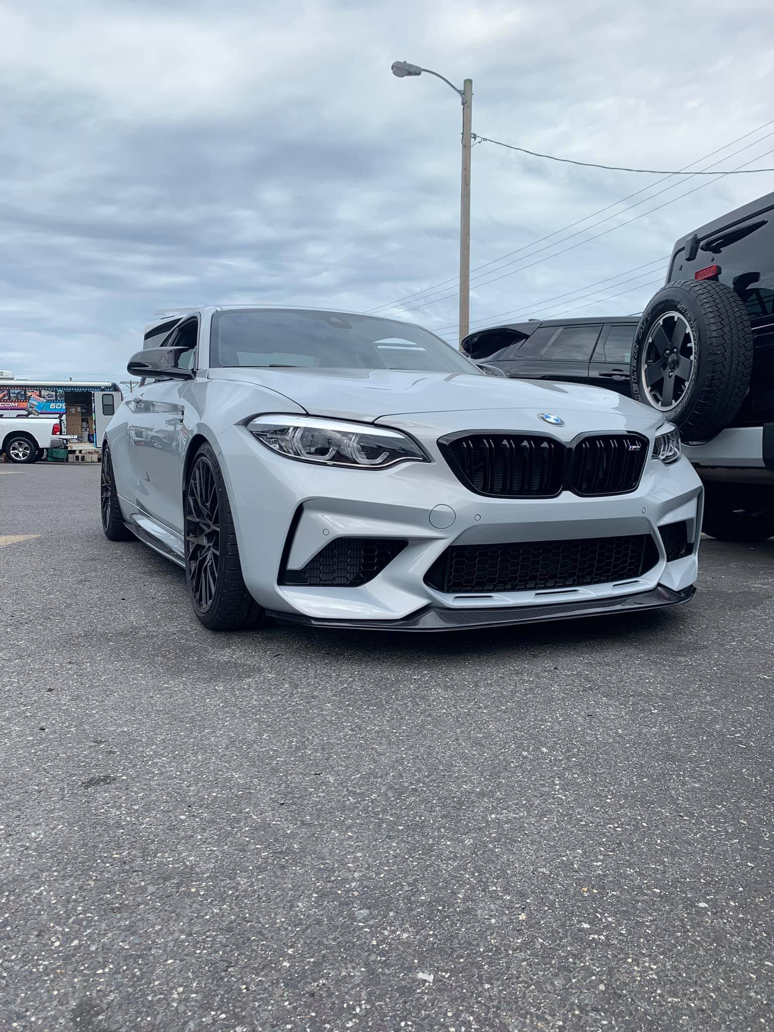 GTS Style Carbon Fiber Front Bumper Lip- 19-2021 BMW F87 M2 Competition