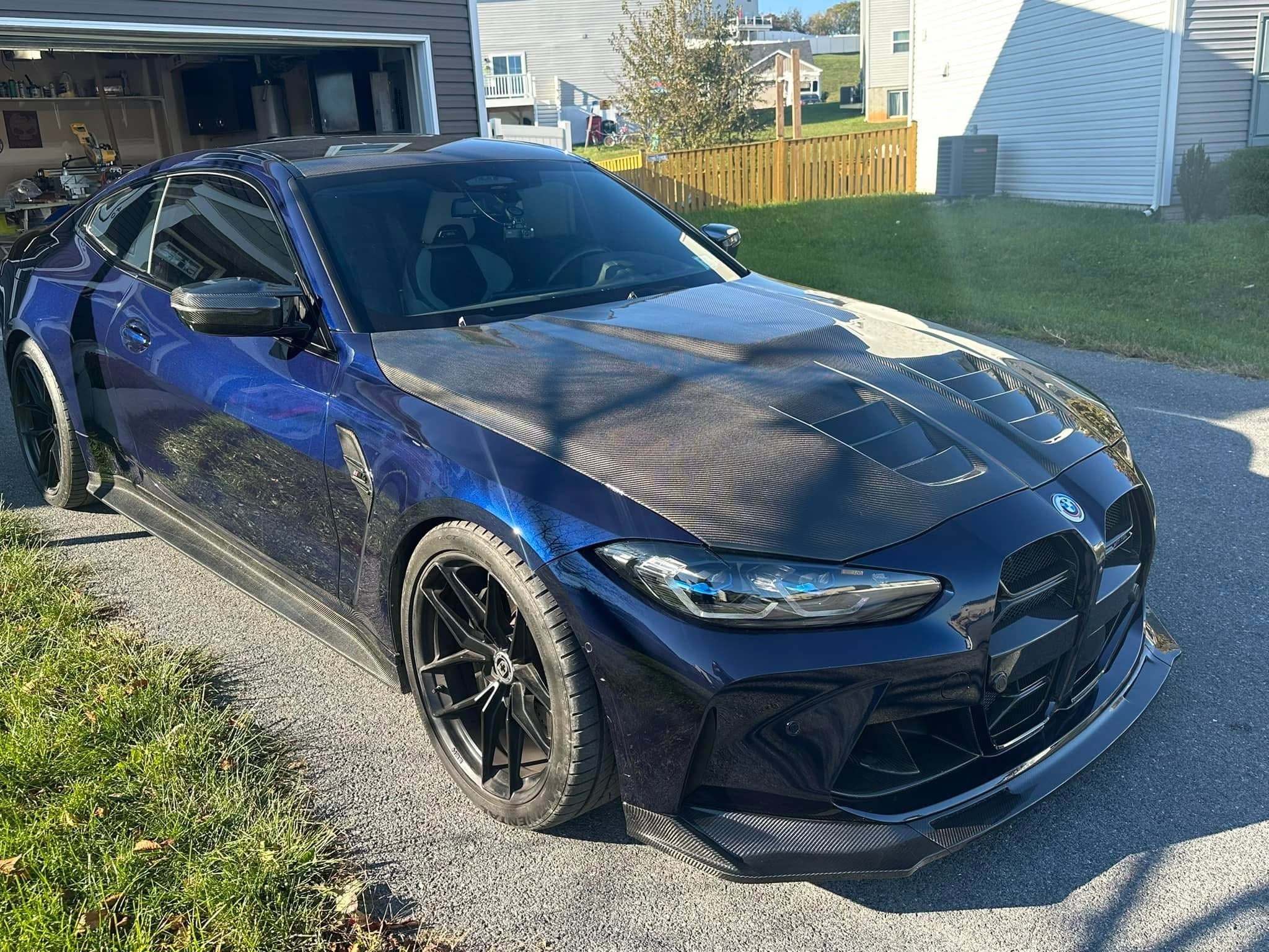 Vented Carbon Fiber Hood W/ Hood Scoop - BMW G80 M3 & G82 / G83 M4