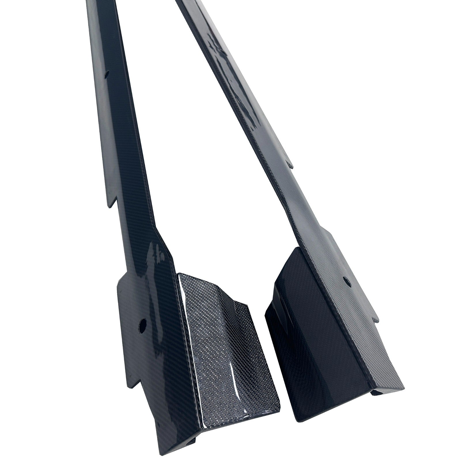 Carbon Fiber RZ Side Skirts - Porsche Taycan J1 2018+