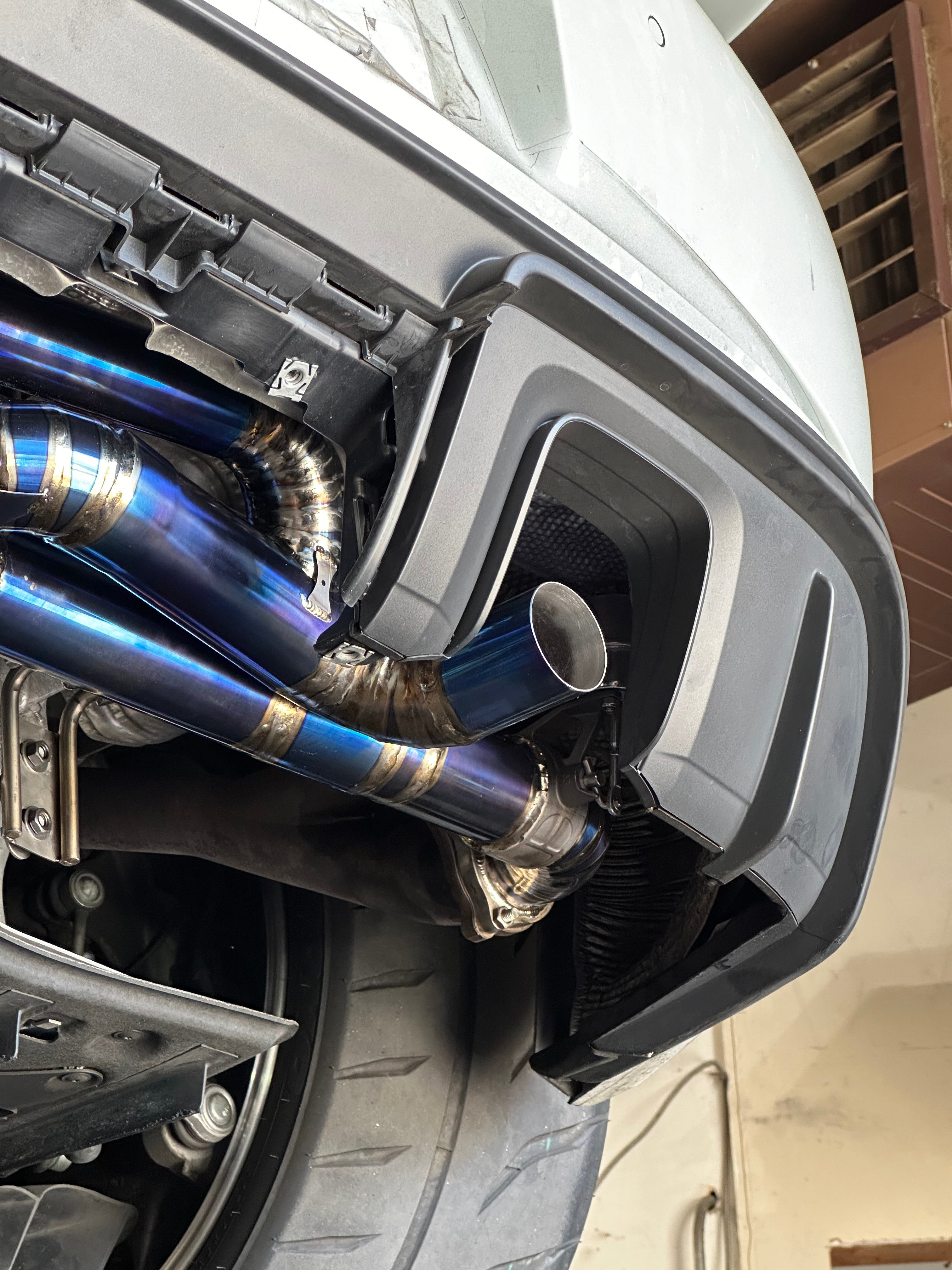 Titanium Valved Exhaust System Catback - Porsche 718 GT4