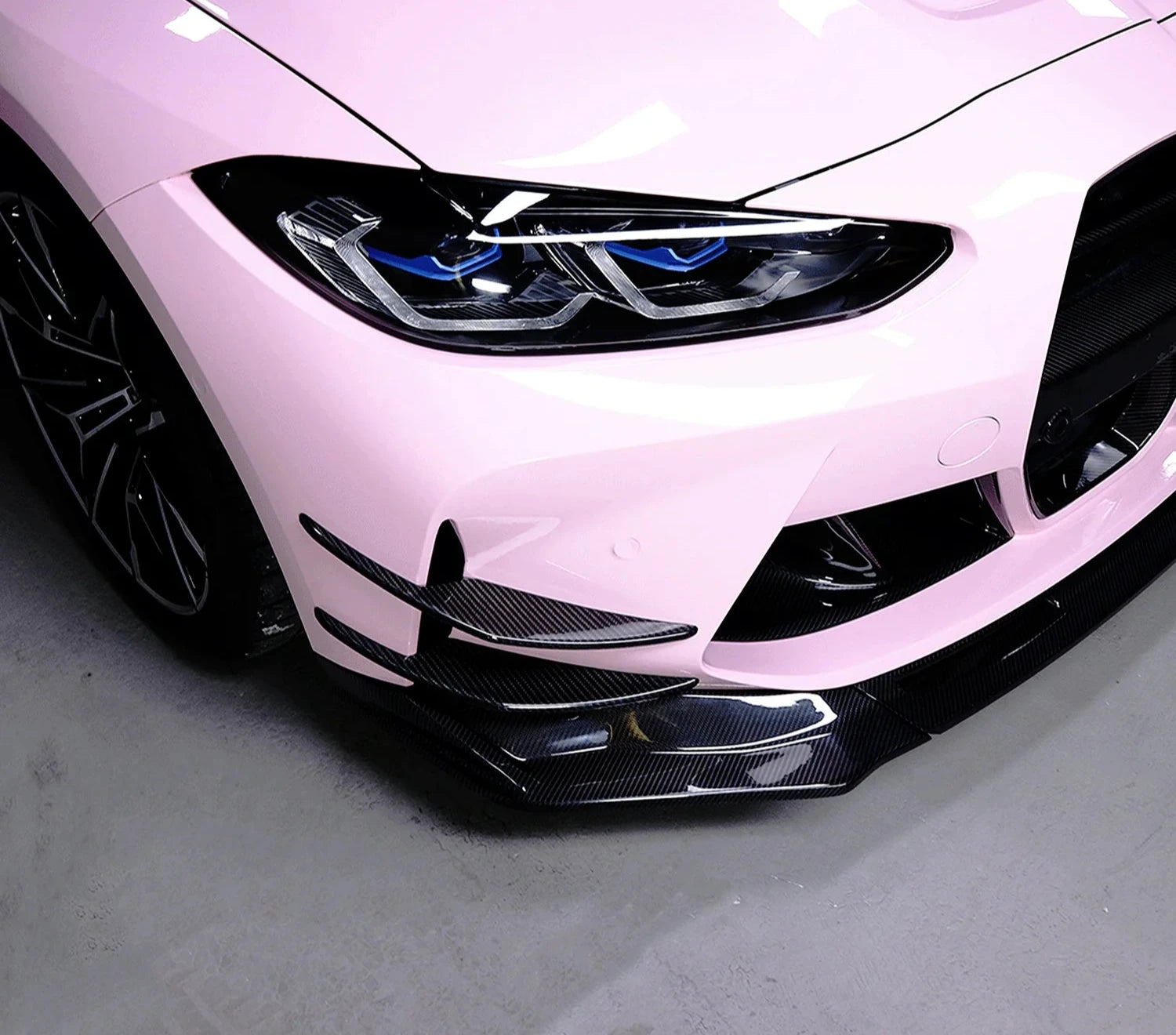 Carbon Fiber Front Canard Splitters - BMW G80 & G81 M3 / G82 & G83 M4