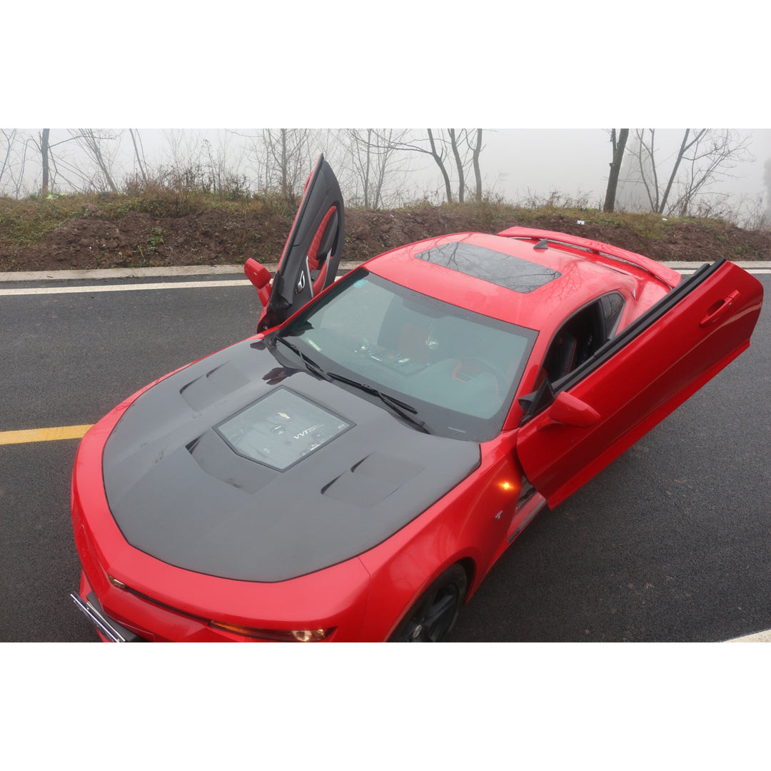 Carbon Fiber Engine Bonnet w/ Transparent Window - Chevrolet Camaro 2017-2019