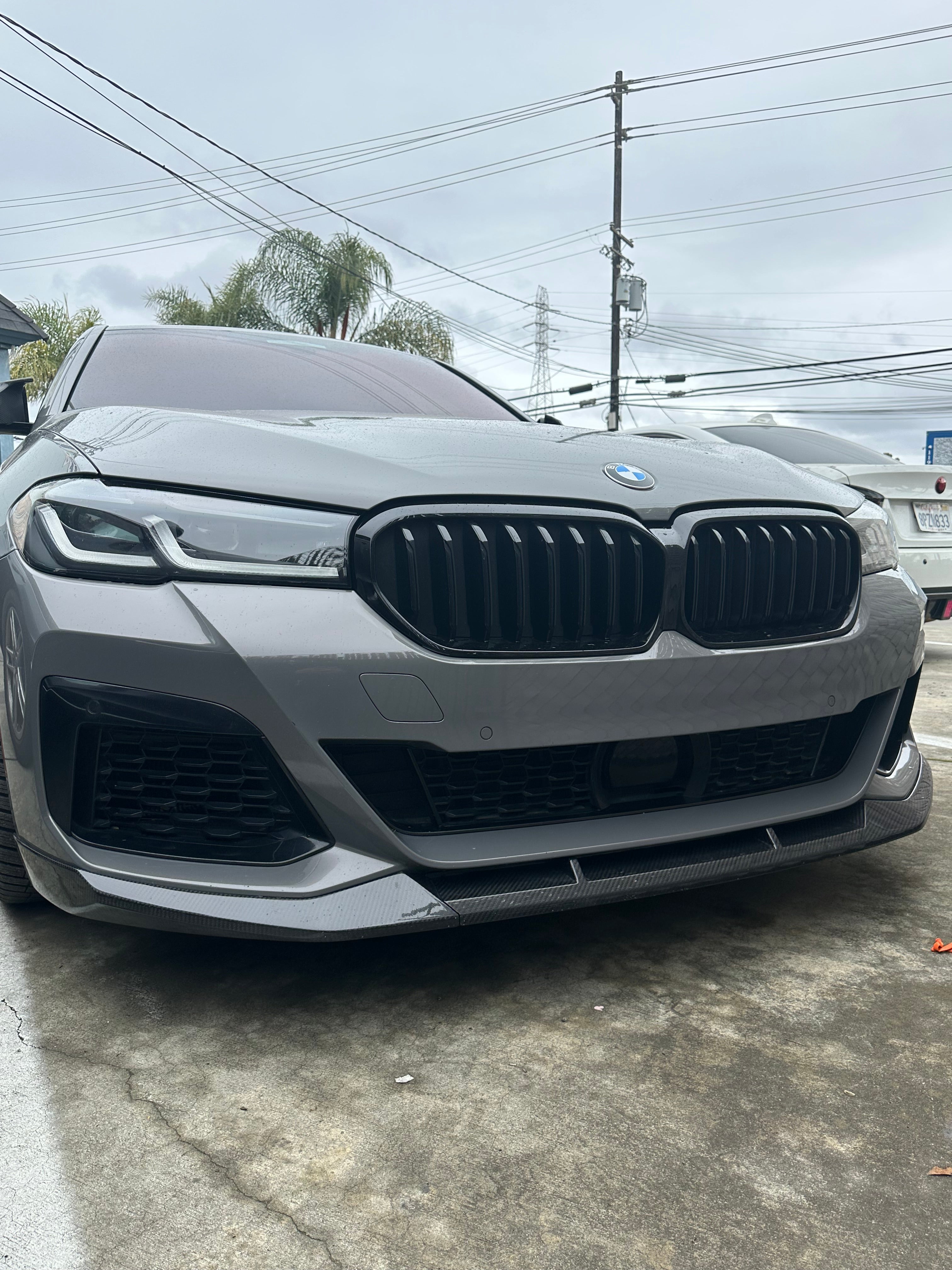 MP Style Carbon Fiber Front Lip - G30 LCI 5 Series M Sport 2021-2024