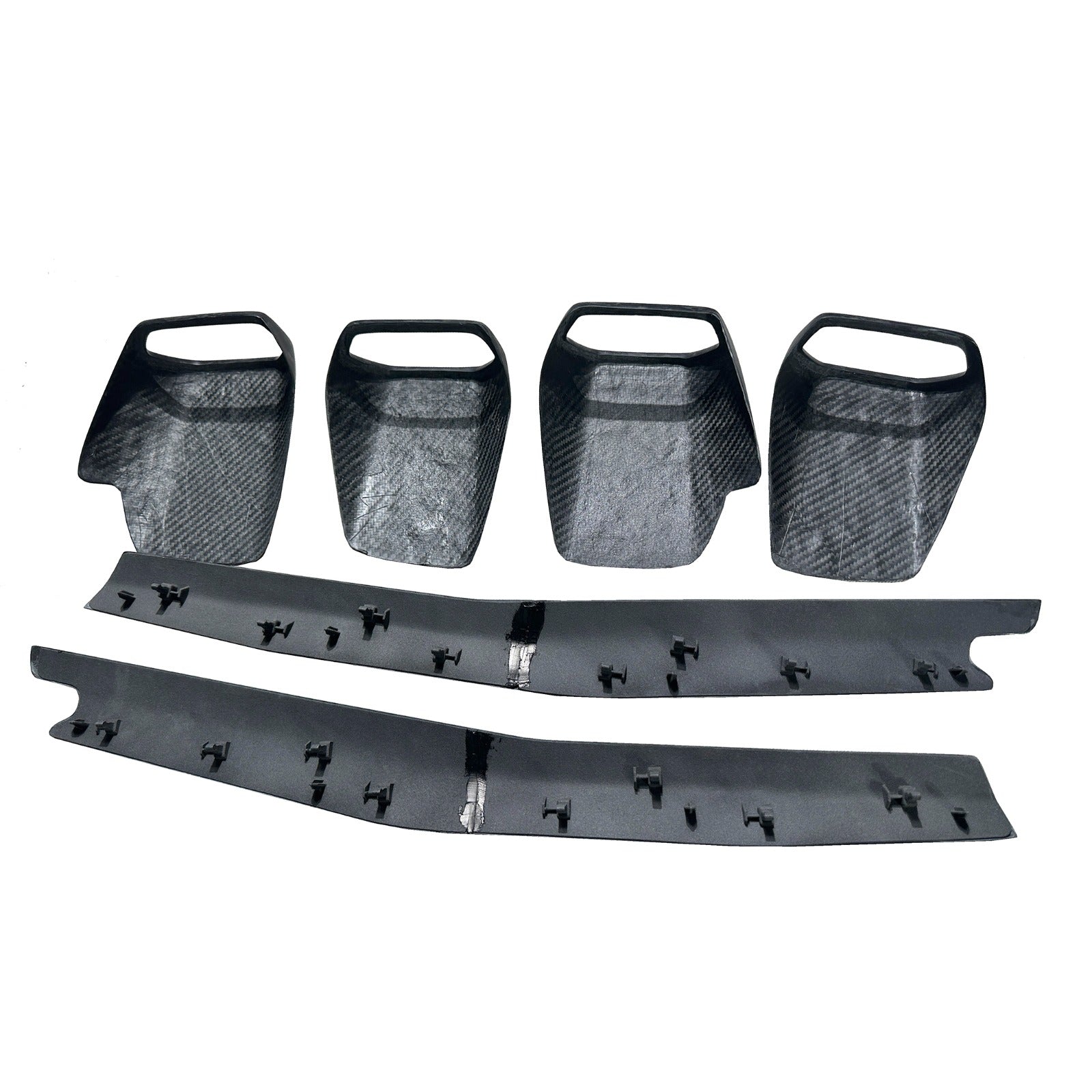 Dry Carbon Fiber Full complete Interior Trim Set V3 (16pc) - Lamborghini Huracan