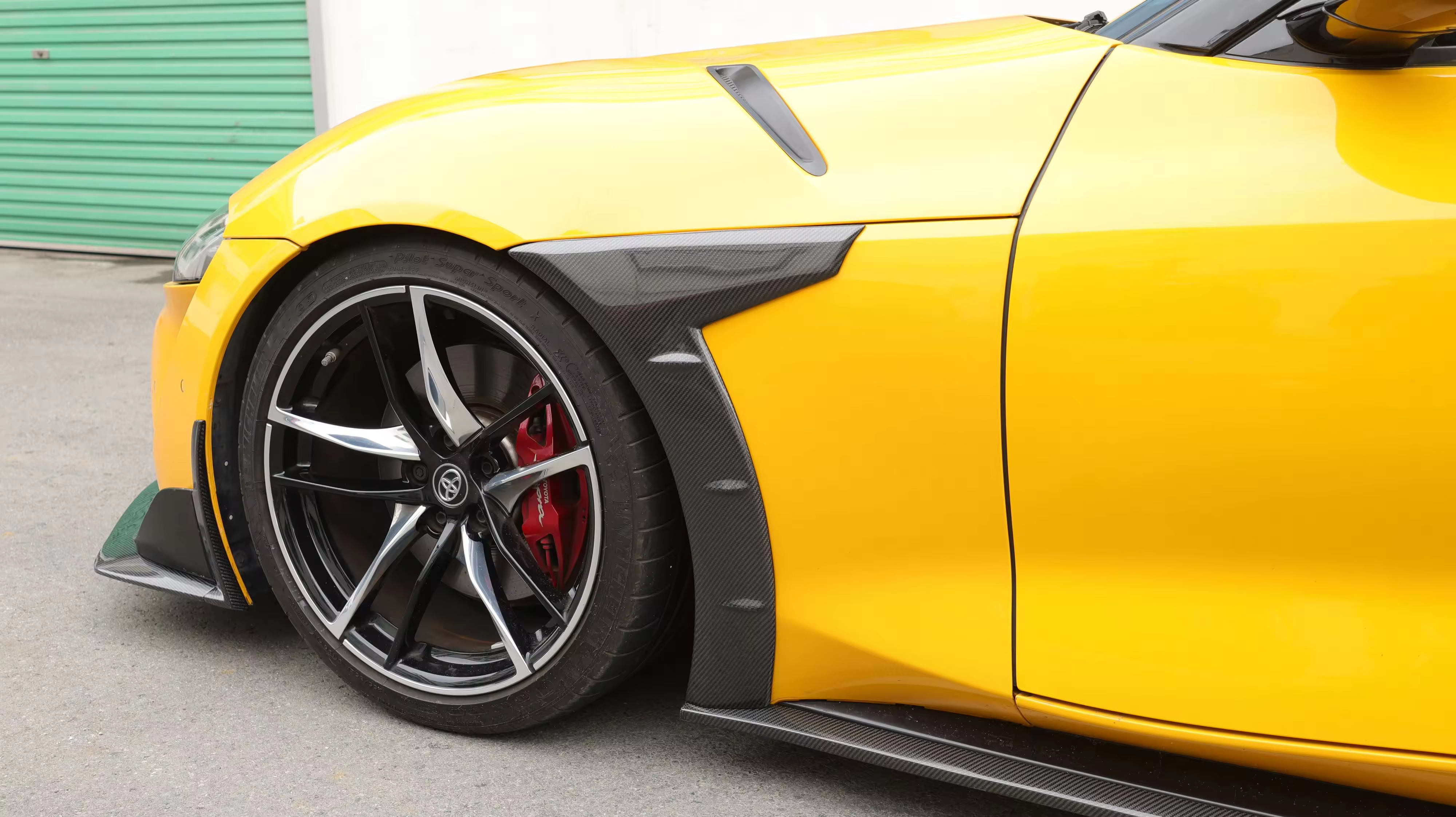 Carbon Fiber TCI Front + Rear Fender Trim -  Toyota GR Supra A90 MK5 (2020–2025)