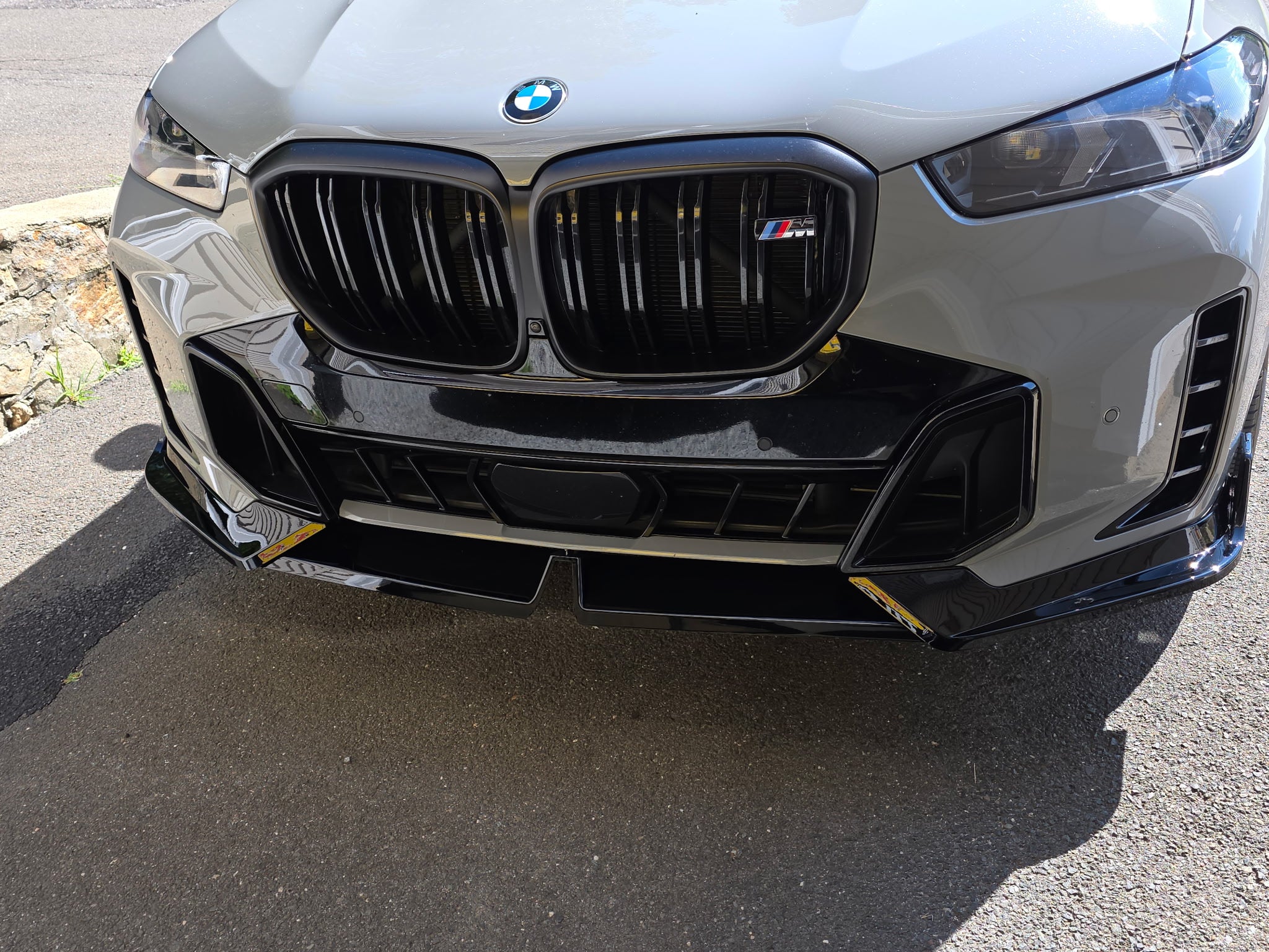 Gloss Black Front Splitter Lip - 2023-25 BMW X5 G05 M Sport LCI MP Style