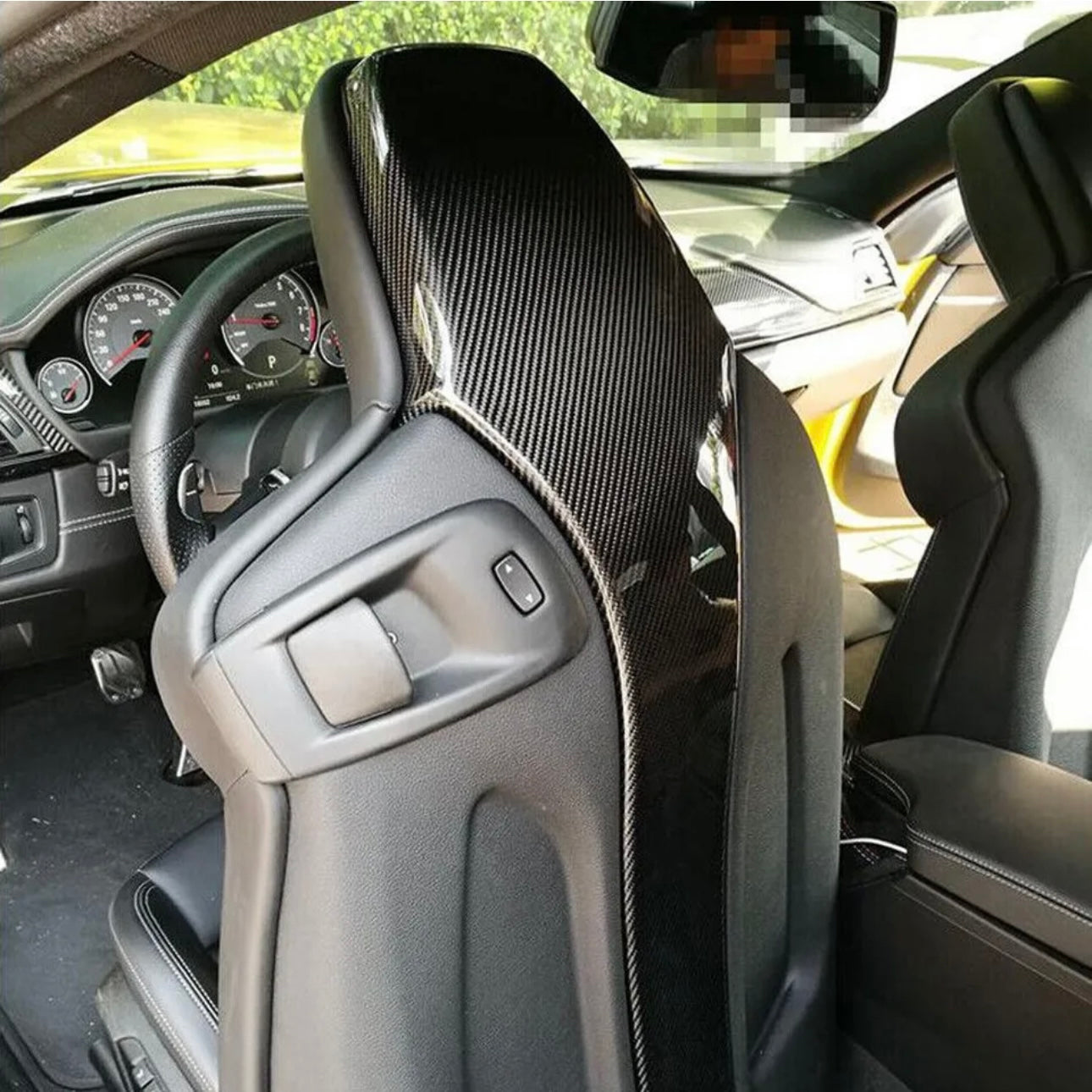 Carbon Fiber Seat Back Cover Set - BMW F80 M3 & F82 / F83 M4