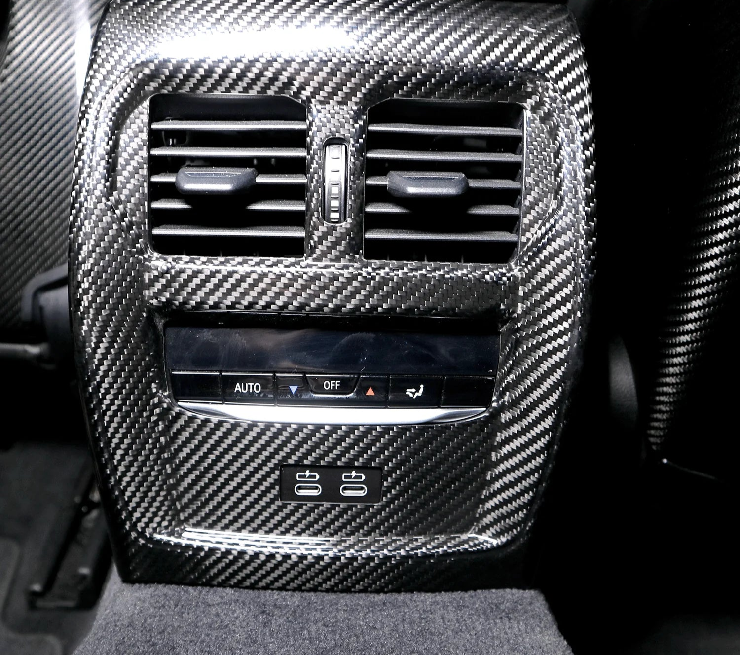 Carbon Fiber Rear A/C Vents Cover - BMW G80/G81/G82/G83/G87