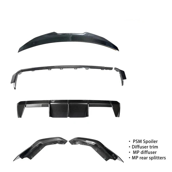 Full Dry Carbon Fiber Rear Diffuser Kit - BMW G80 M3 | G82/G83 M4