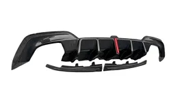 Carbon Fiber MP Rear Diffuser w/ Brake Light - BMW 3 Series G20