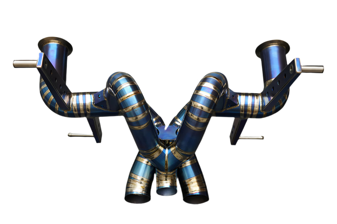 Titanium Straight Pipe Exhaust System -  Lamborghini Aventador S LP740-4 6.5L V12 2016-2021