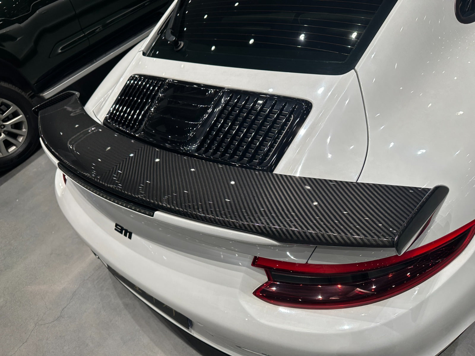 Carbon Fiber Rear Wing - Porsche 911 991 Turbo S 2012-2018