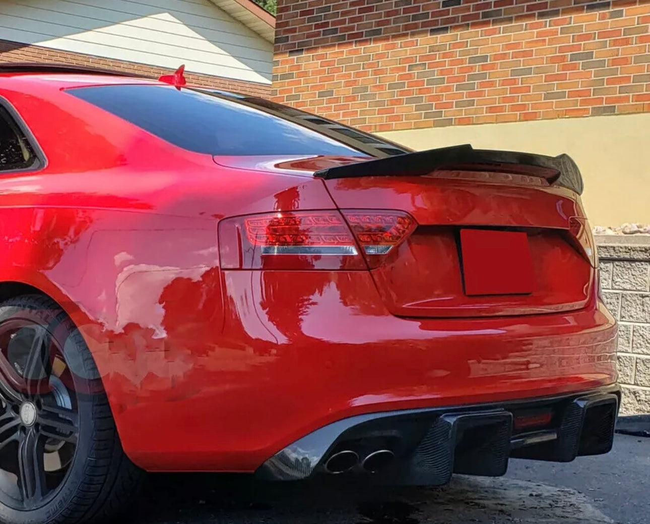 Real Carbon Fiber Trunk Spoiler For Audi S5 Coupe 2008-2016 – M4V Style