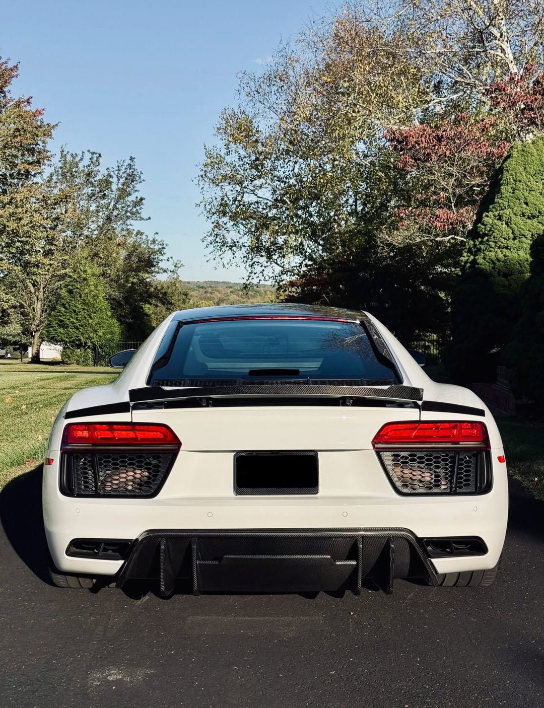 3 Piece Style Carbon Fiber Trunk Spoiler - Audi R8 V10 Type 4S