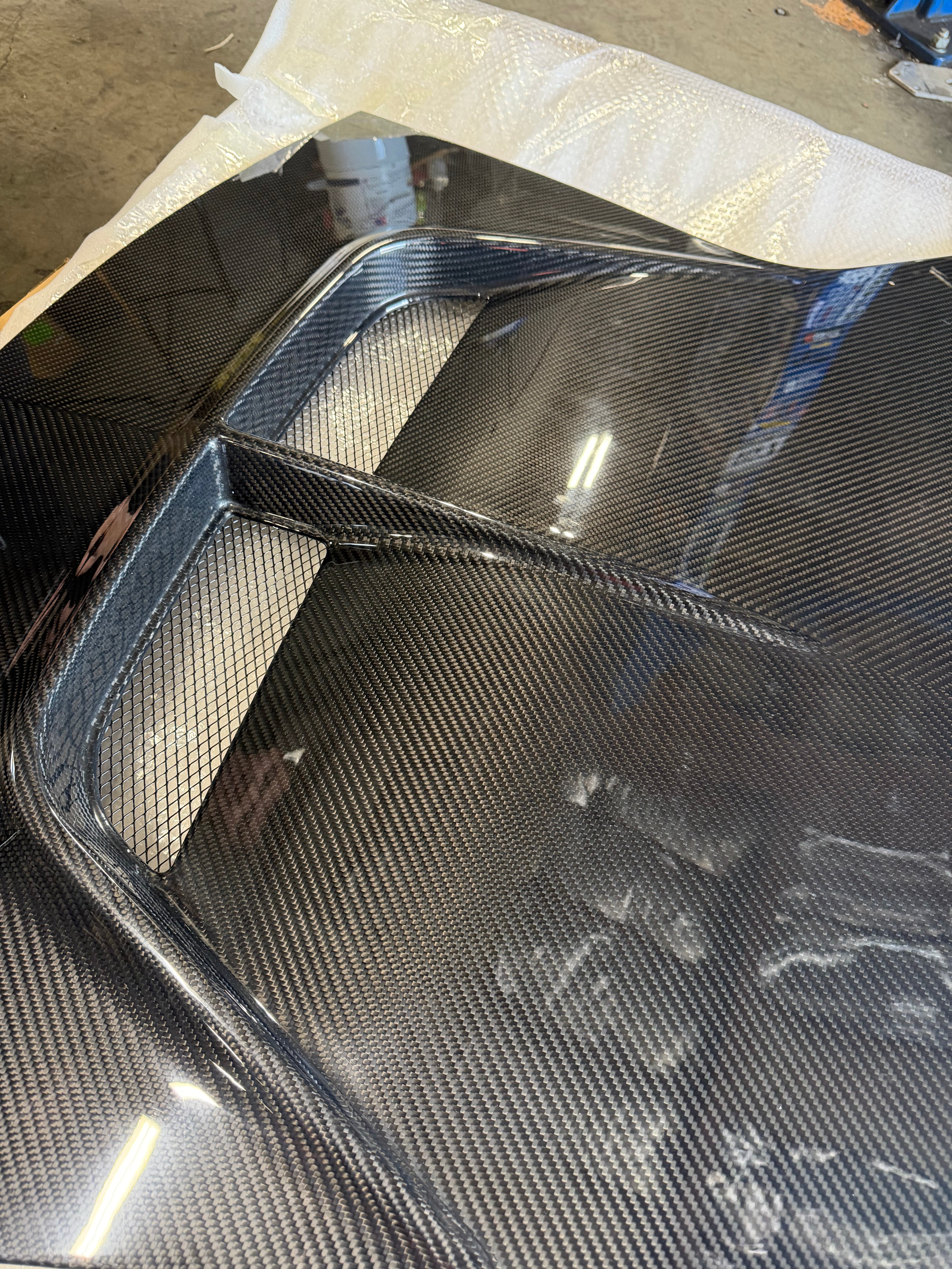Carbon Fiber V Style Hood Bonnet - Lotus Emira