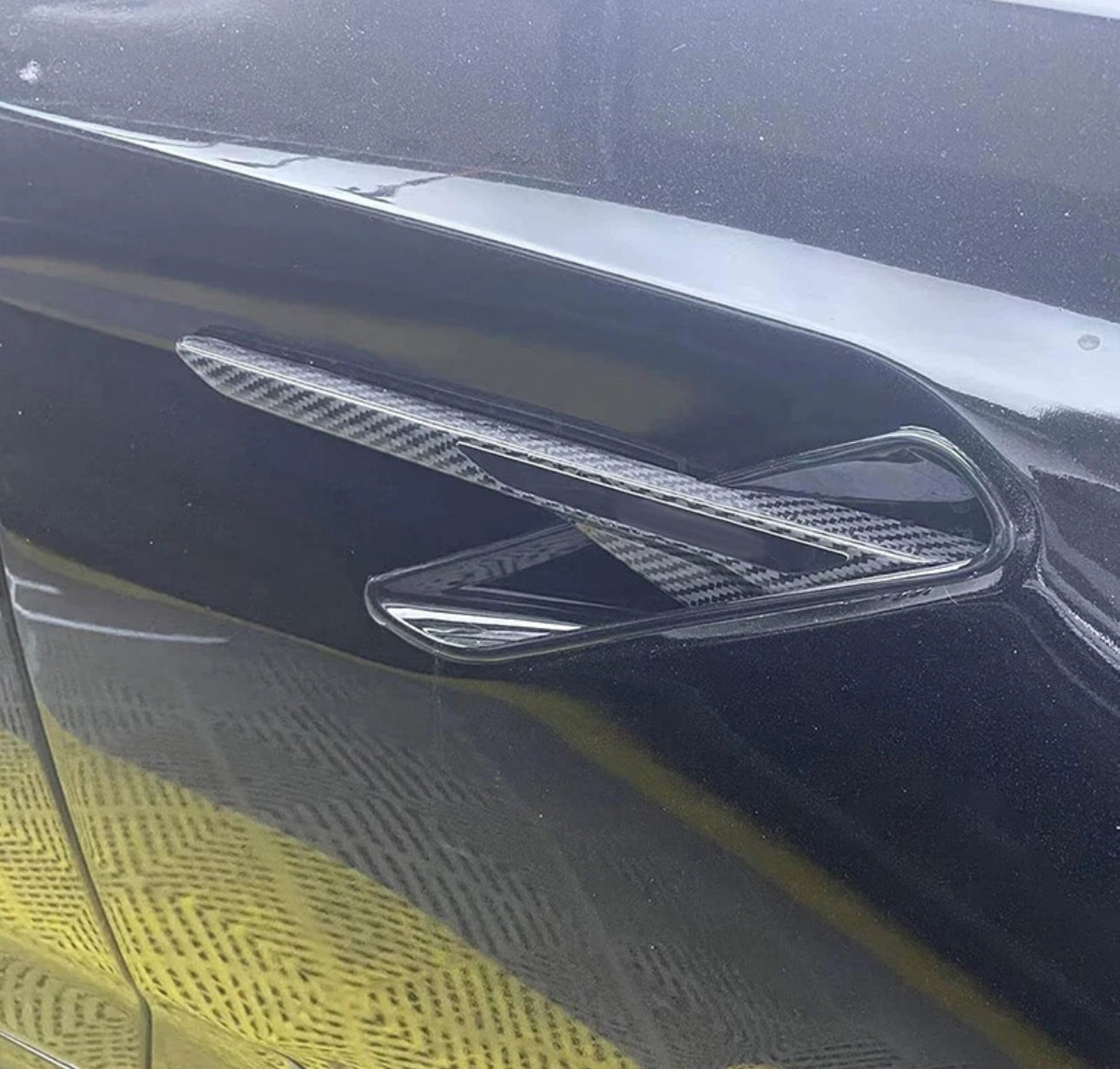 Carbon fiber Side Fender Trim Cover - BMW F90 M5