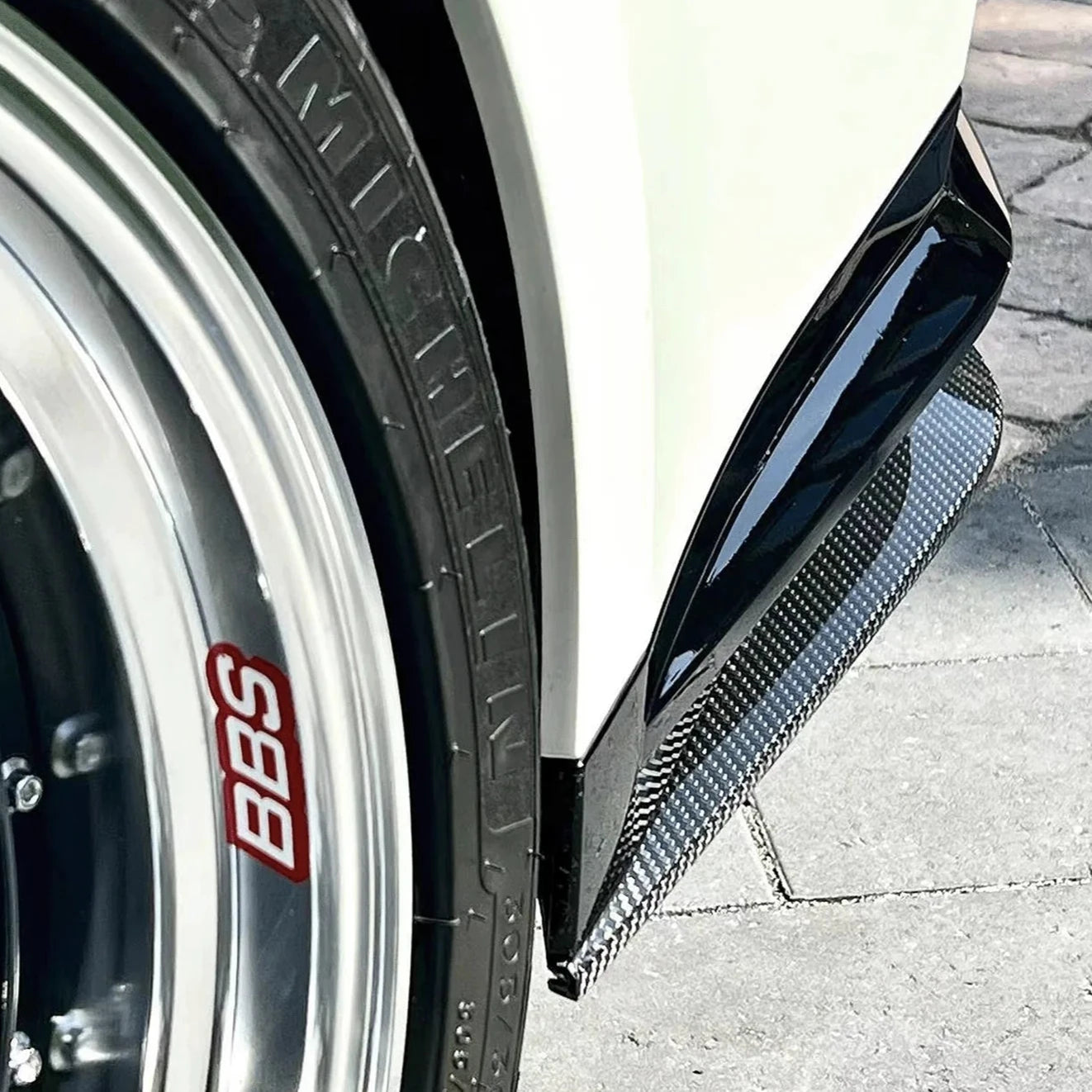 Dry Carbon Fiber Rear bumper Canard Extension - BMW G80 & G81 M3 / G82 & G83