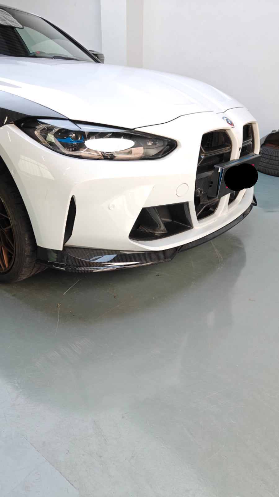 Carbon Fiber AN Style Front Lower Splitter Lip - BMW G80 M3 & G82 G83 M4