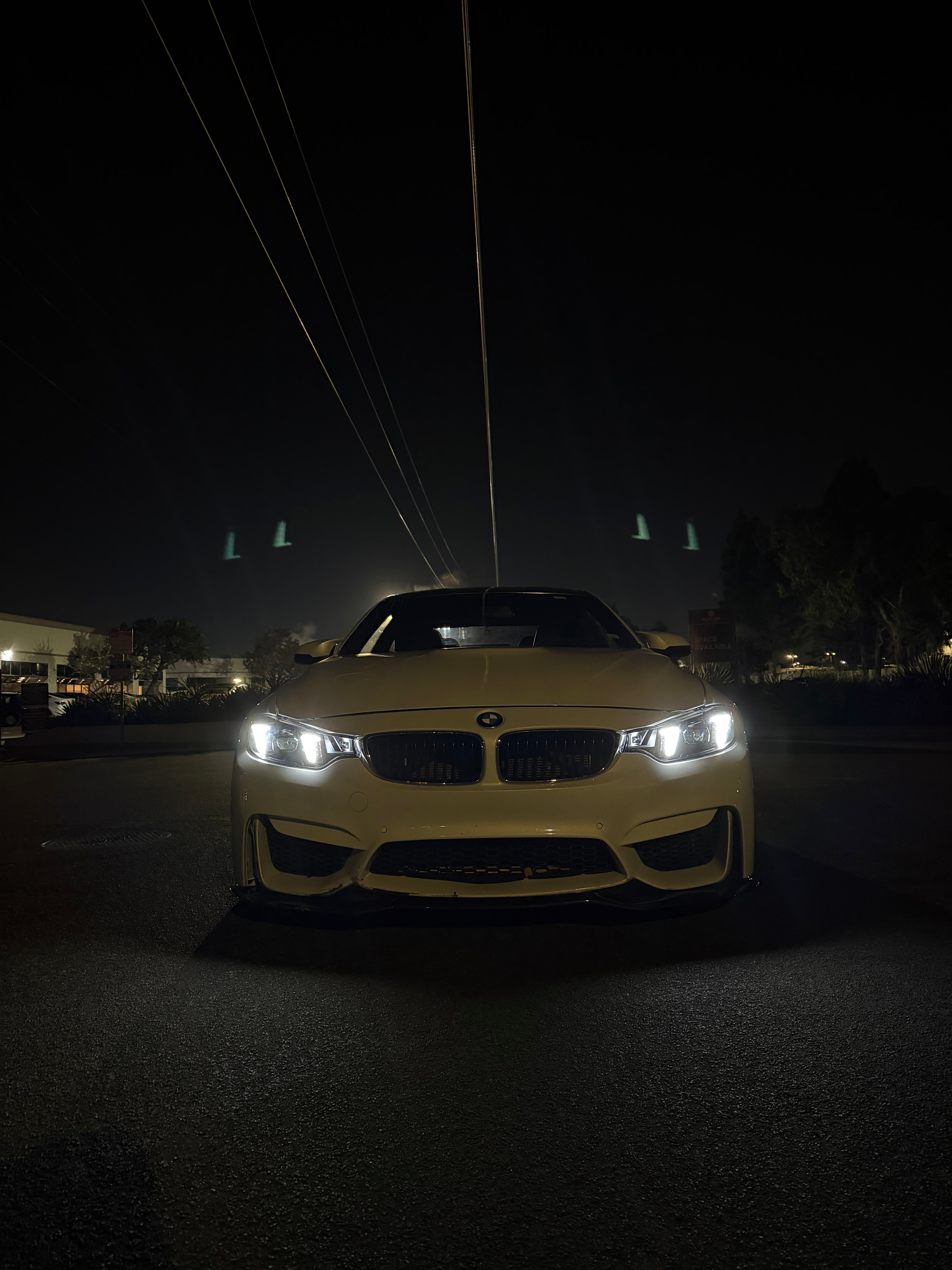 LED Switchable Yellow/White Snake Eye Style Headlights Replacement Set - BMW 4 Series F32 M3 F80 M4 F82 Headlights 2013-2019