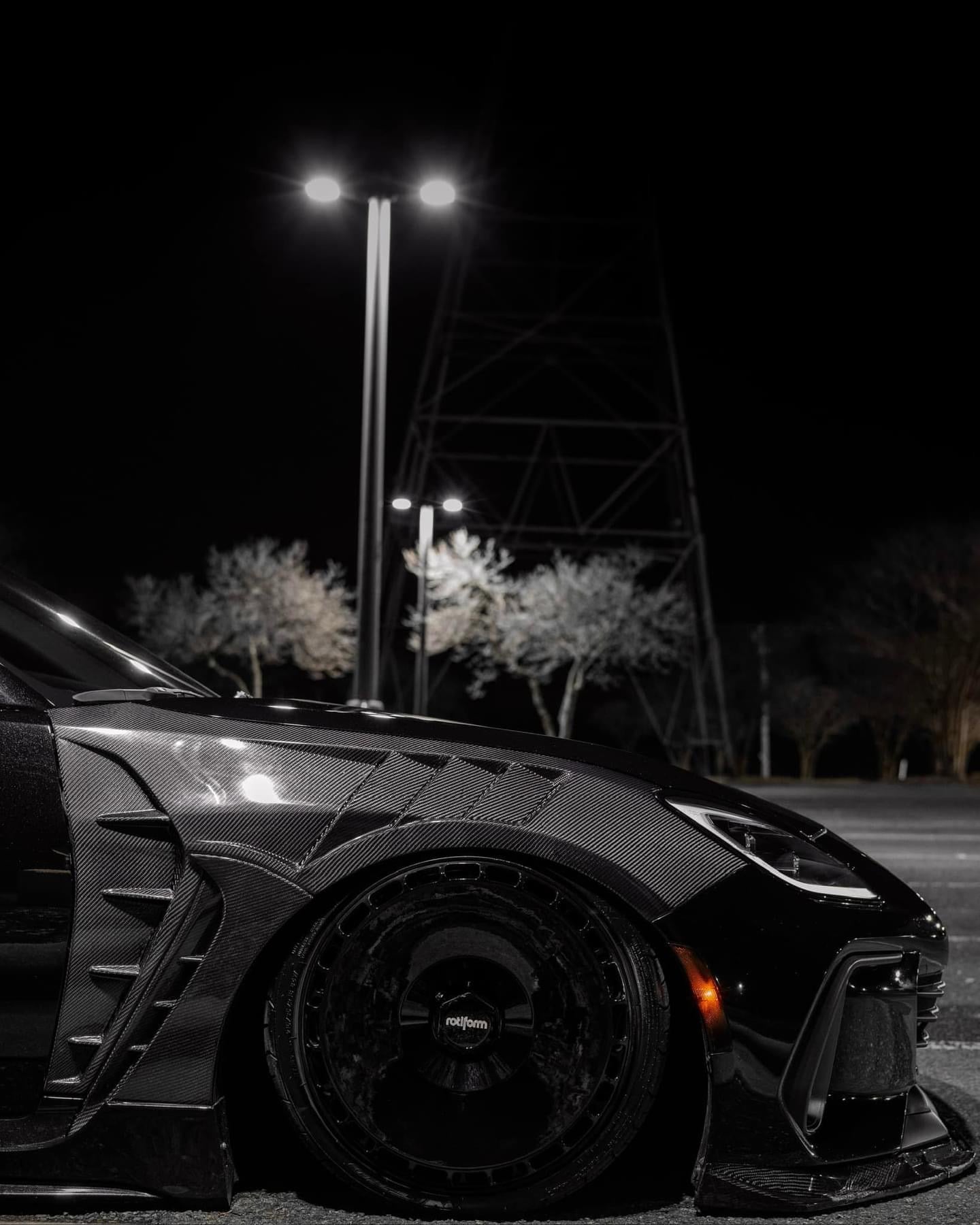 Carbon Fiber Fiber Front Vented Fender Replacement Set  - Subaru BRZ & Toyota GR86