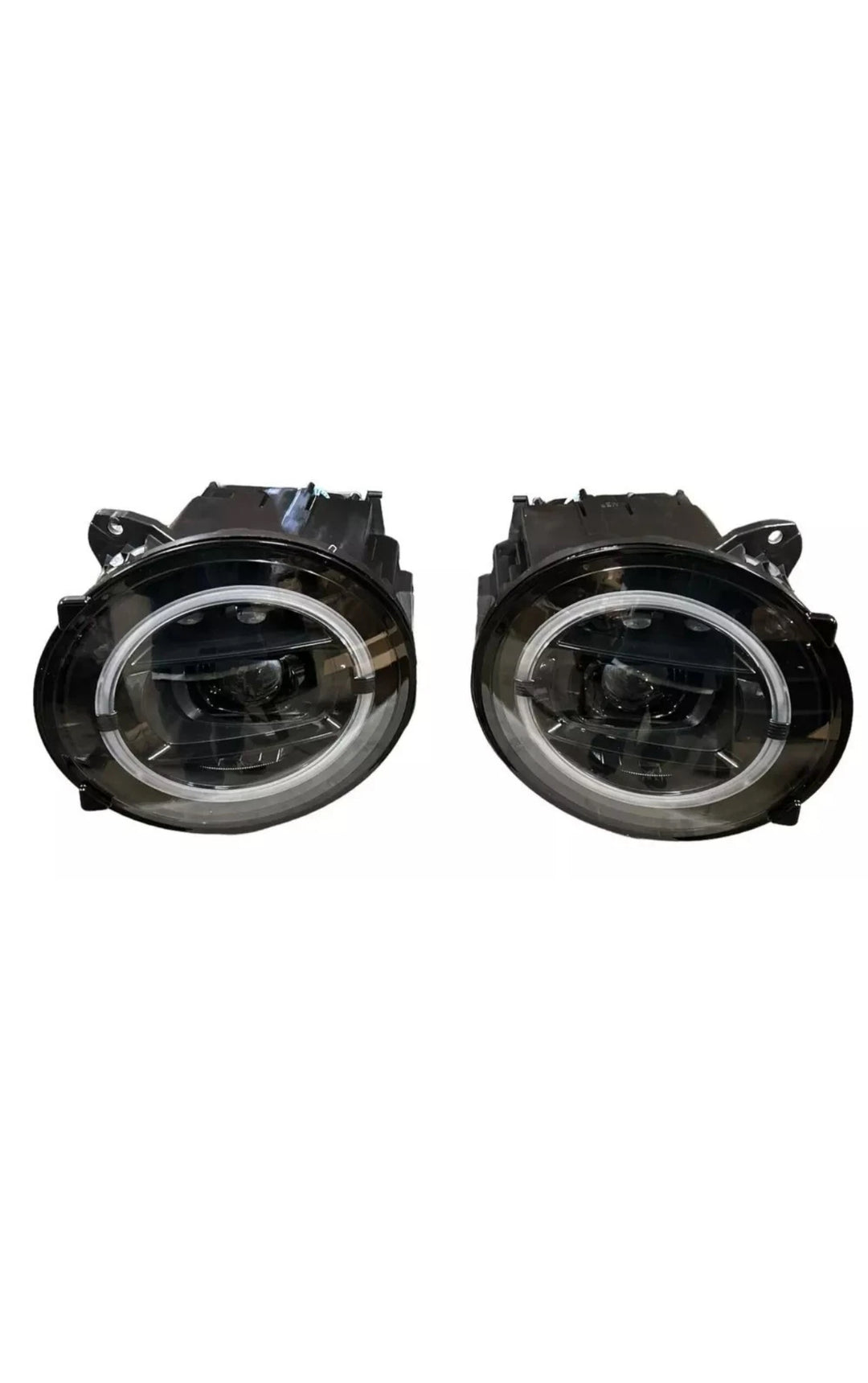 Replacement W464 OE Style Black Headlights For Mercedes-Benz G-Wagon 2019-2025