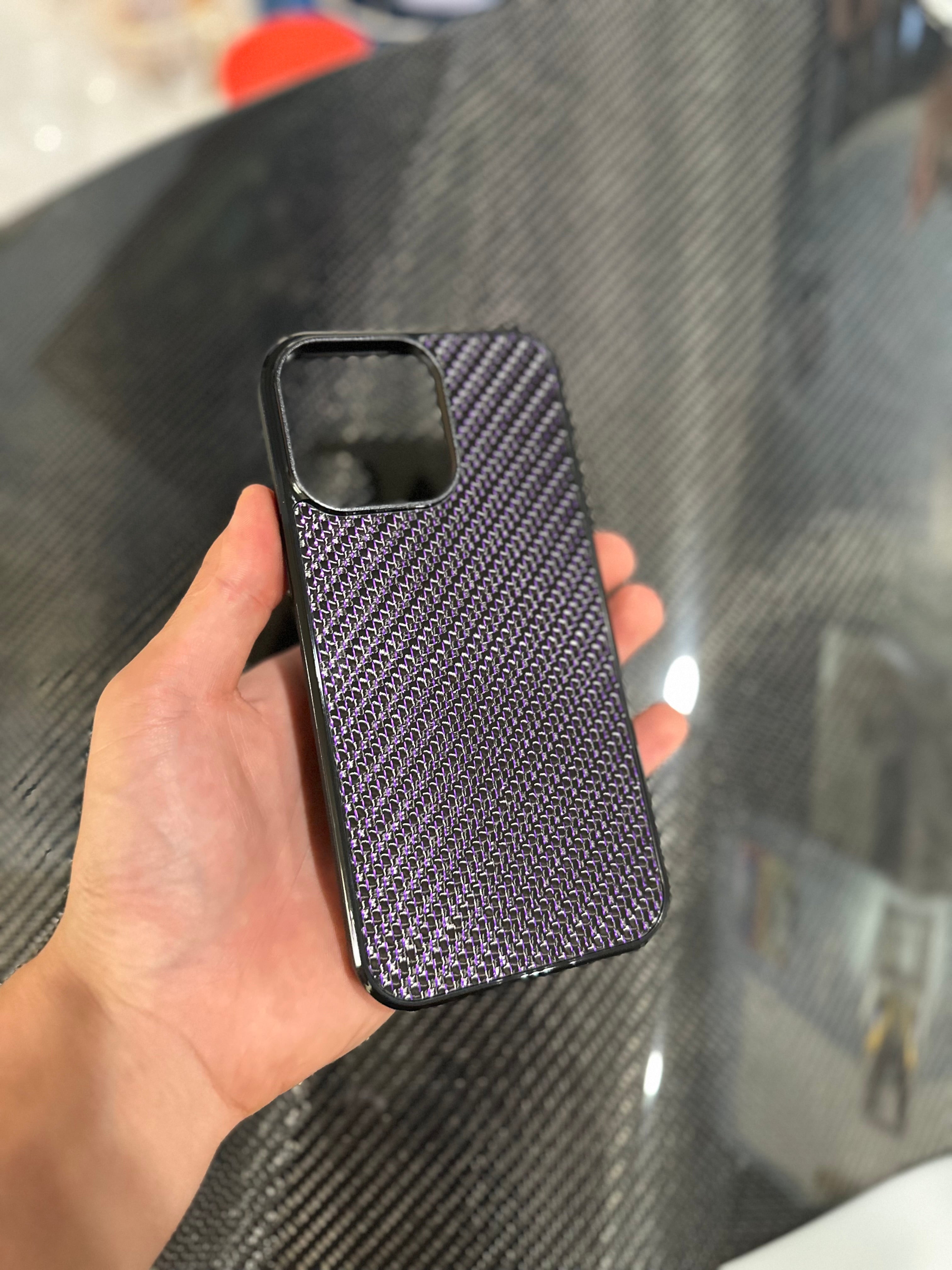 Gloss Carbon Fiber Phone Case - iPhone
