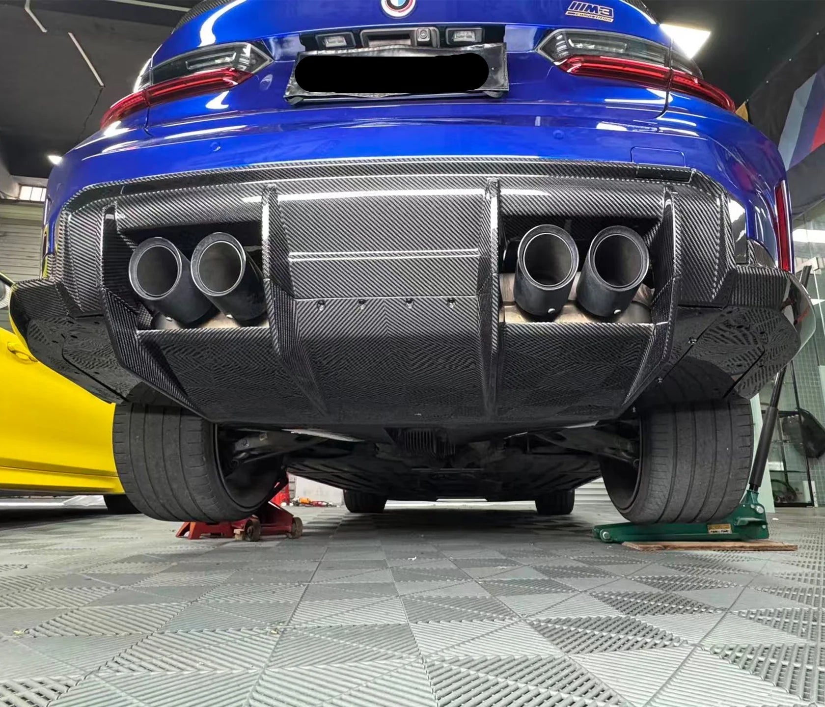 Carbon Fiber Rear Undertray Diffuser - BMW G80 M3 / G82 & G83 M4