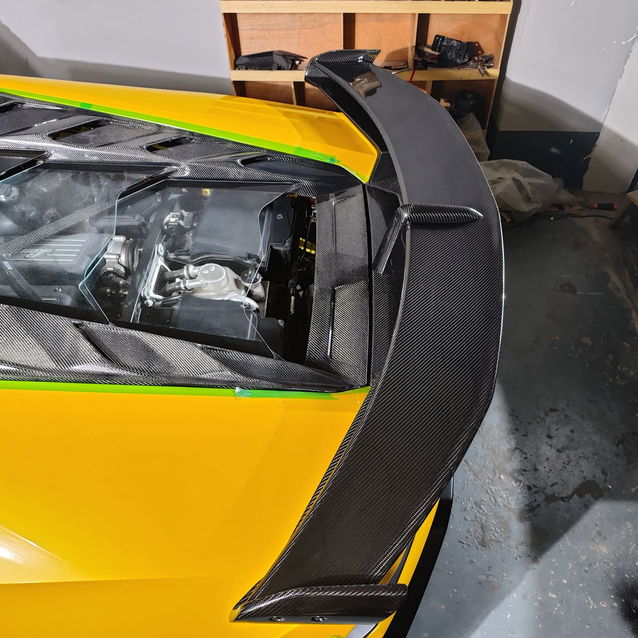 Carbon Fiber SVJ Style Rear Wing - Lamborghini Huracan