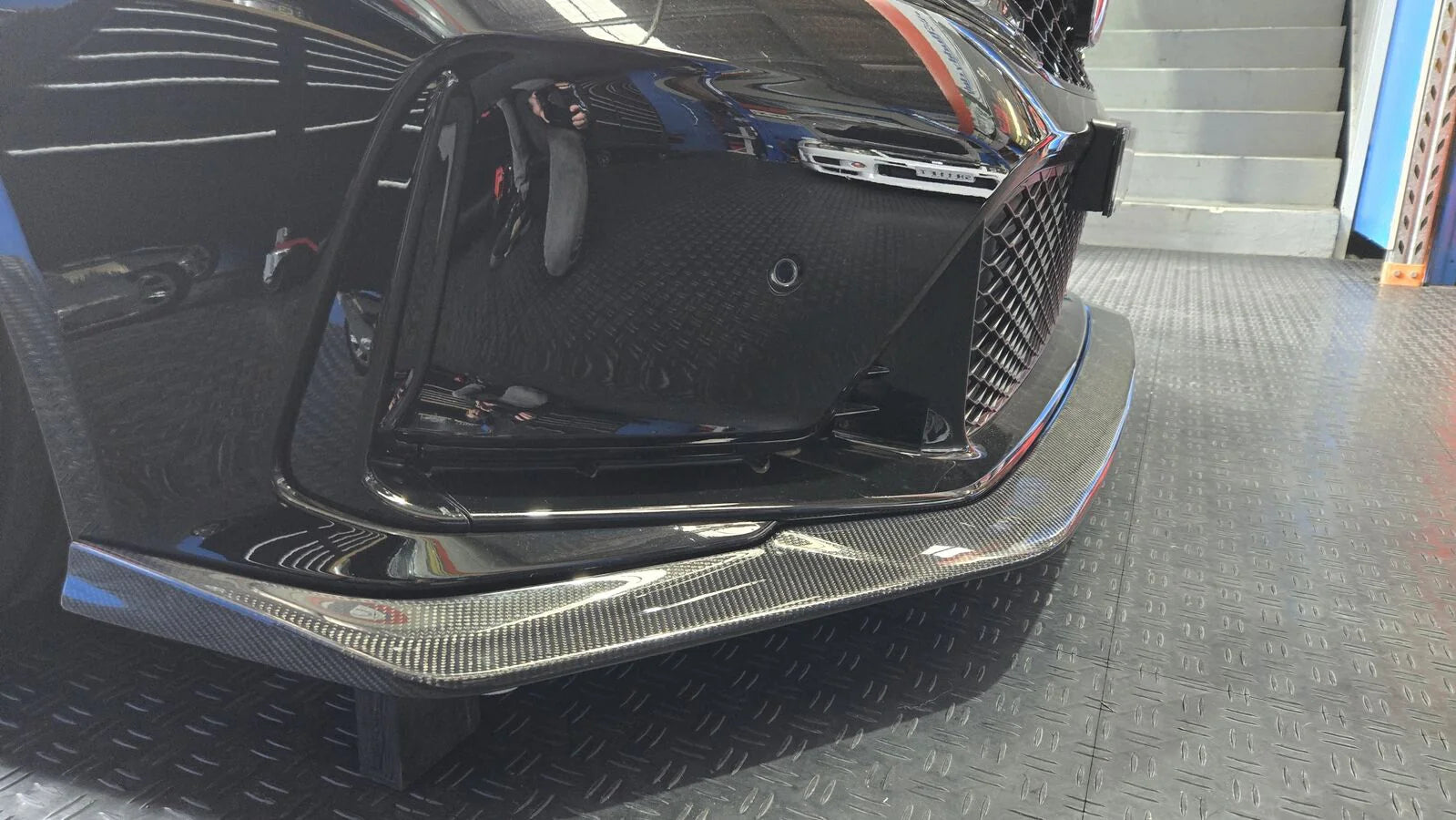 VA Style Carbon Fiber Front Lip - Honda Civic Fl5 Type R