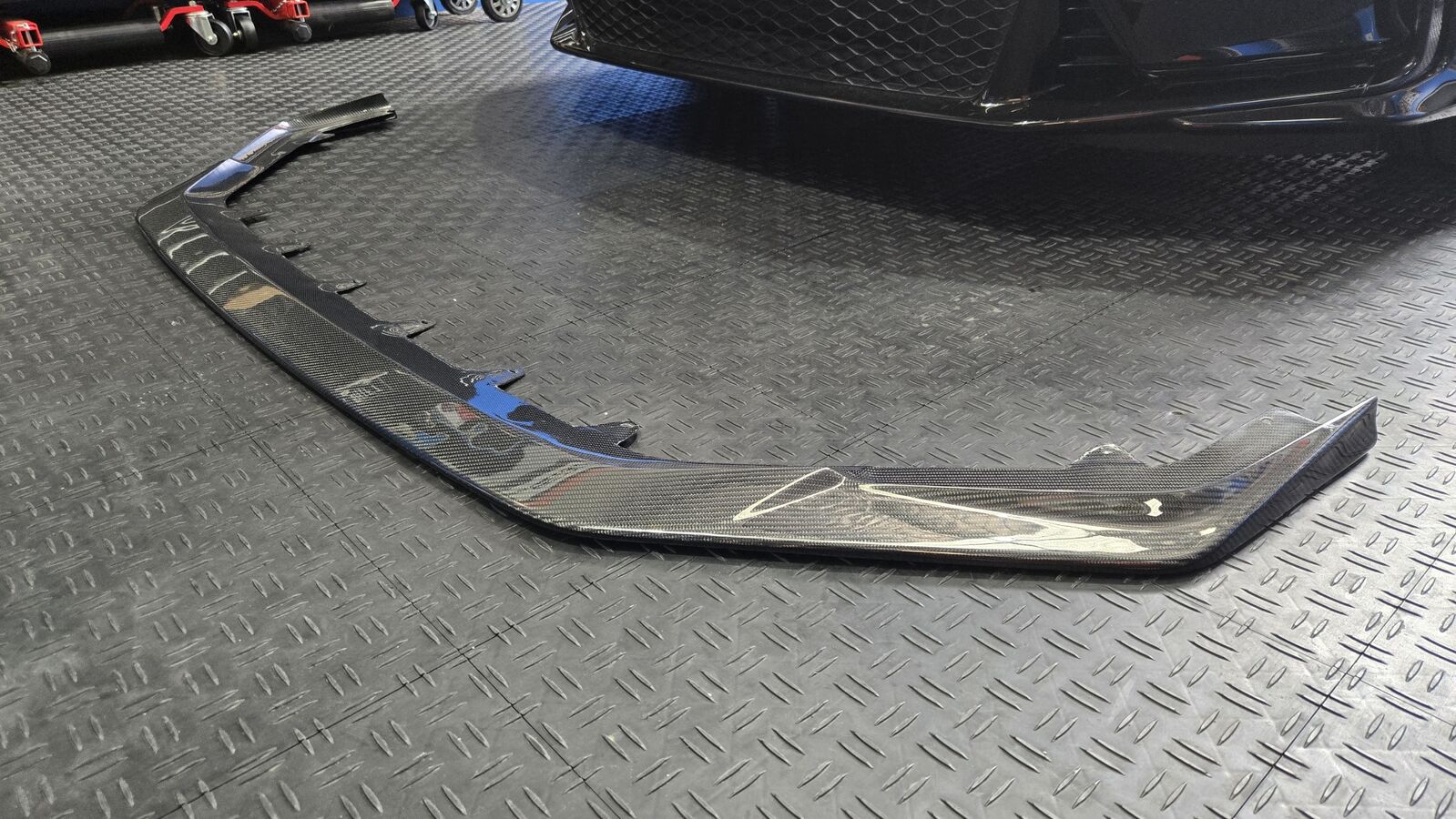 VA Style Carbon Fiber Front Lip - Honda Civic Fl5 Type R