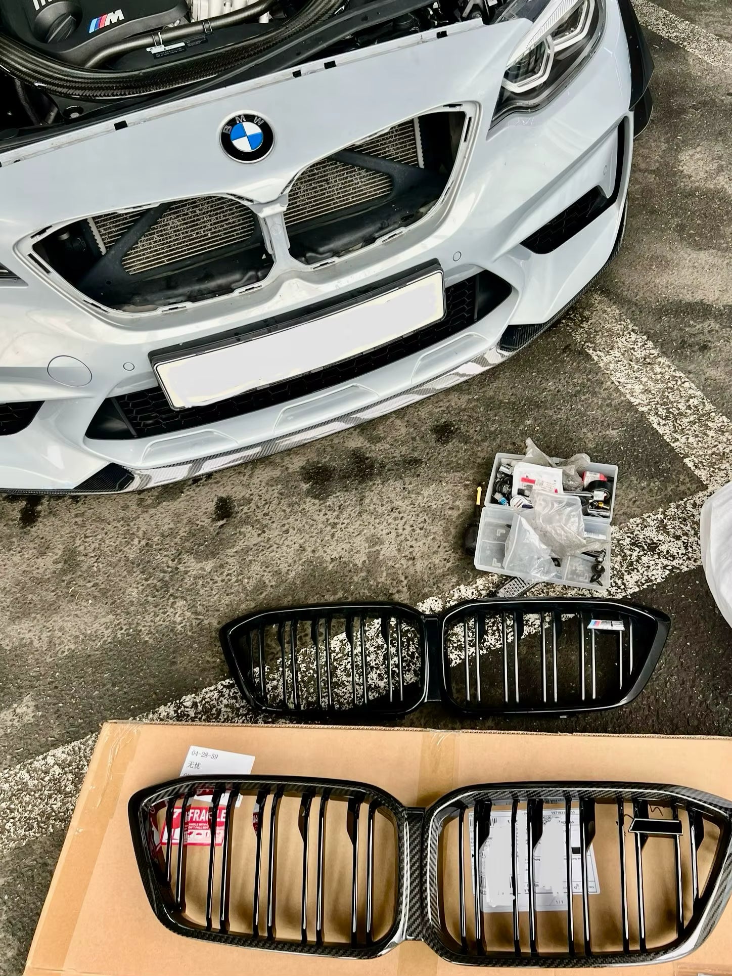 Carbon Fiber Front Grille - BMW F87 M2 M2