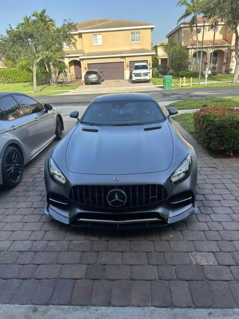 Dry Carbon Fiber Front Splitter Lip - Mercedes Benz AMG GT GTS GTC C190
