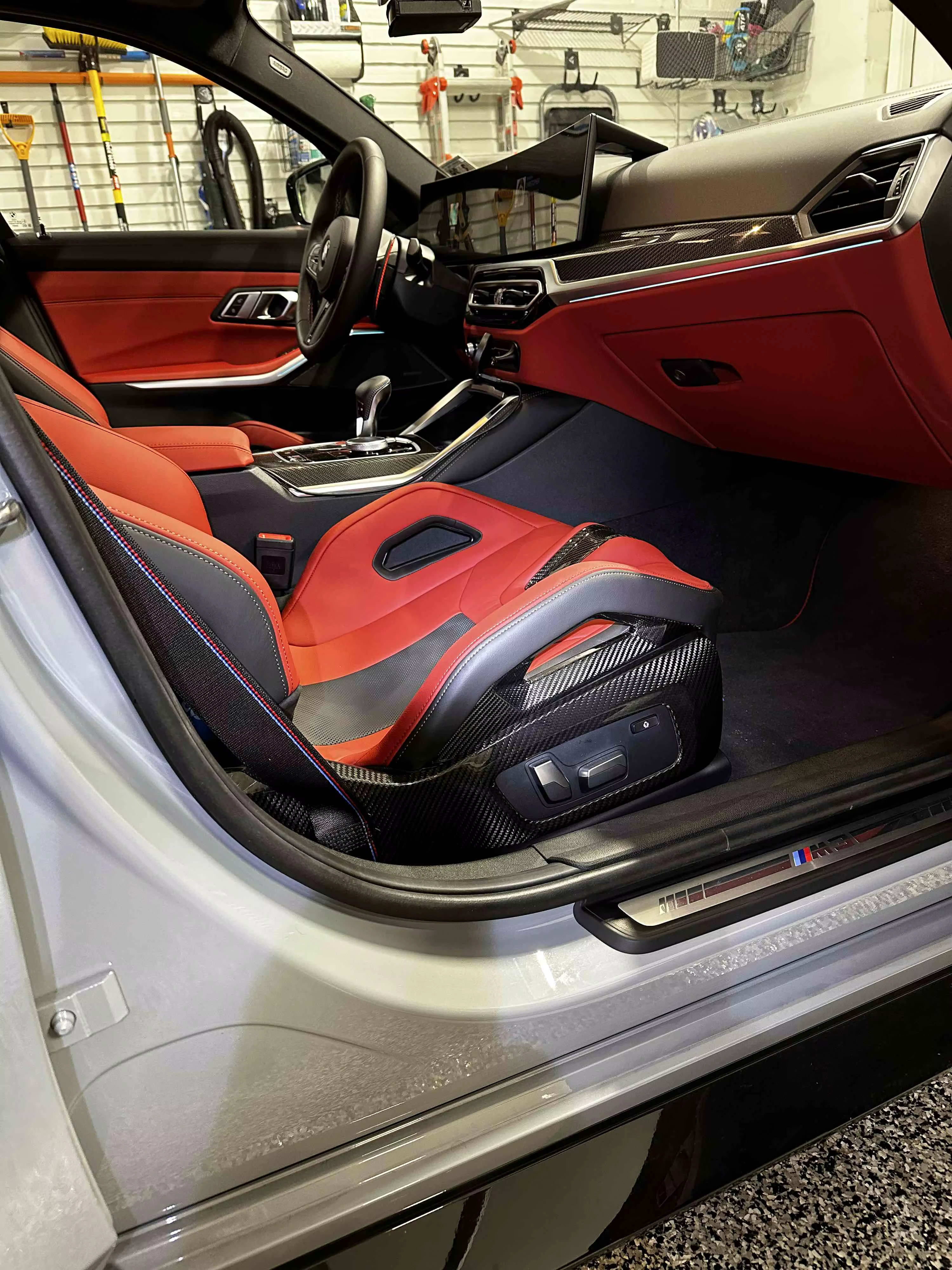 Carbon Fiber Seat Trim Cover - BMW G80 M3 & G82 / G83 M4