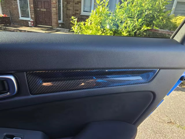 Carbon Fiber Interior Door Panel Trim - Honda Civic Type R FL5