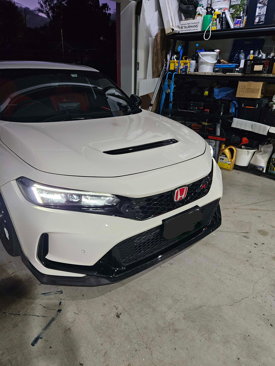 Carbon Fiber Front Lower Lip Splitter - Honda Civic Type R 2023+