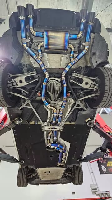 Titanium Valved Equal Length Exhaust Midpipe Exhaust System - BMW M2C/M2 Competition F87 3.0T 2018-2023