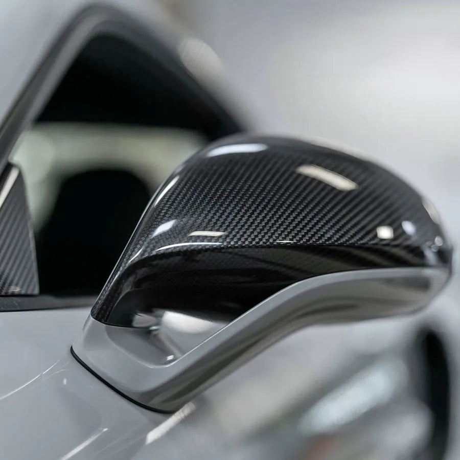 Carbon Fiber Mirror Cap Replacement - Porsche 911 991 991.1 991.2 / GT3 / Turbo S