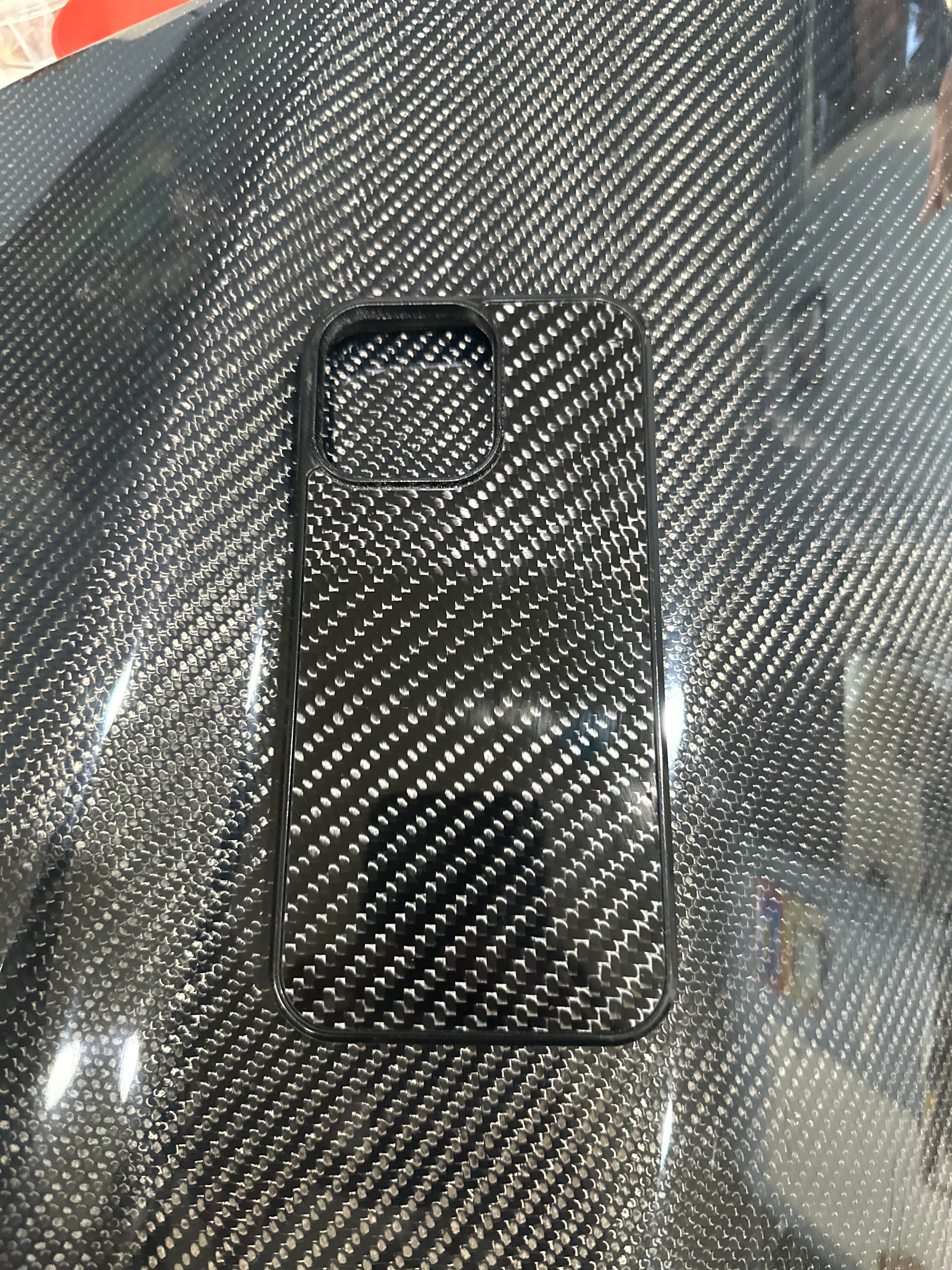 Gloss Carbon Fiber Phone Case - iPhone