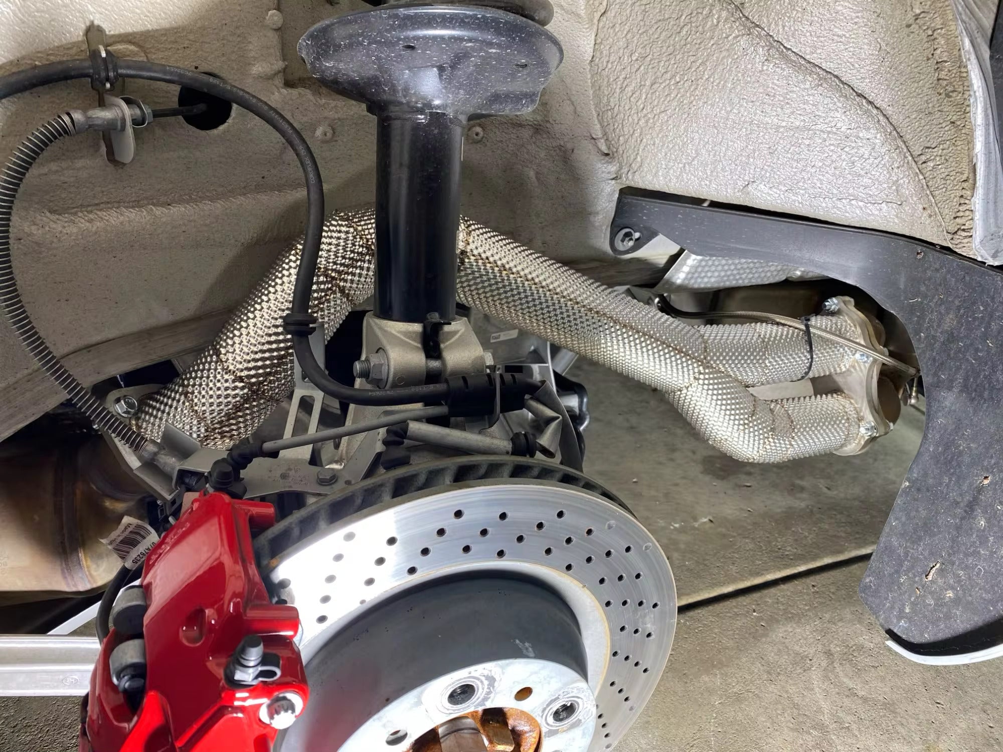 Performance Race Down Pipes w/ Heatshield - Porsche 718 GT4 / GTS / Spyder