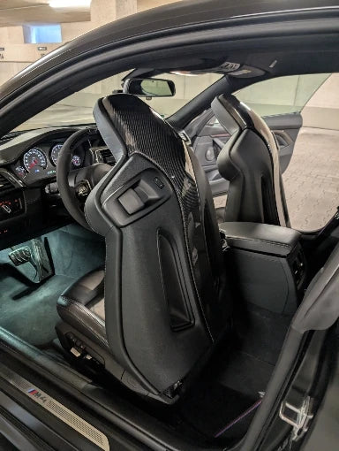 Carbon Fiber Seat Back Cover Set - BMW F80 M3 & F82 / F83 M4