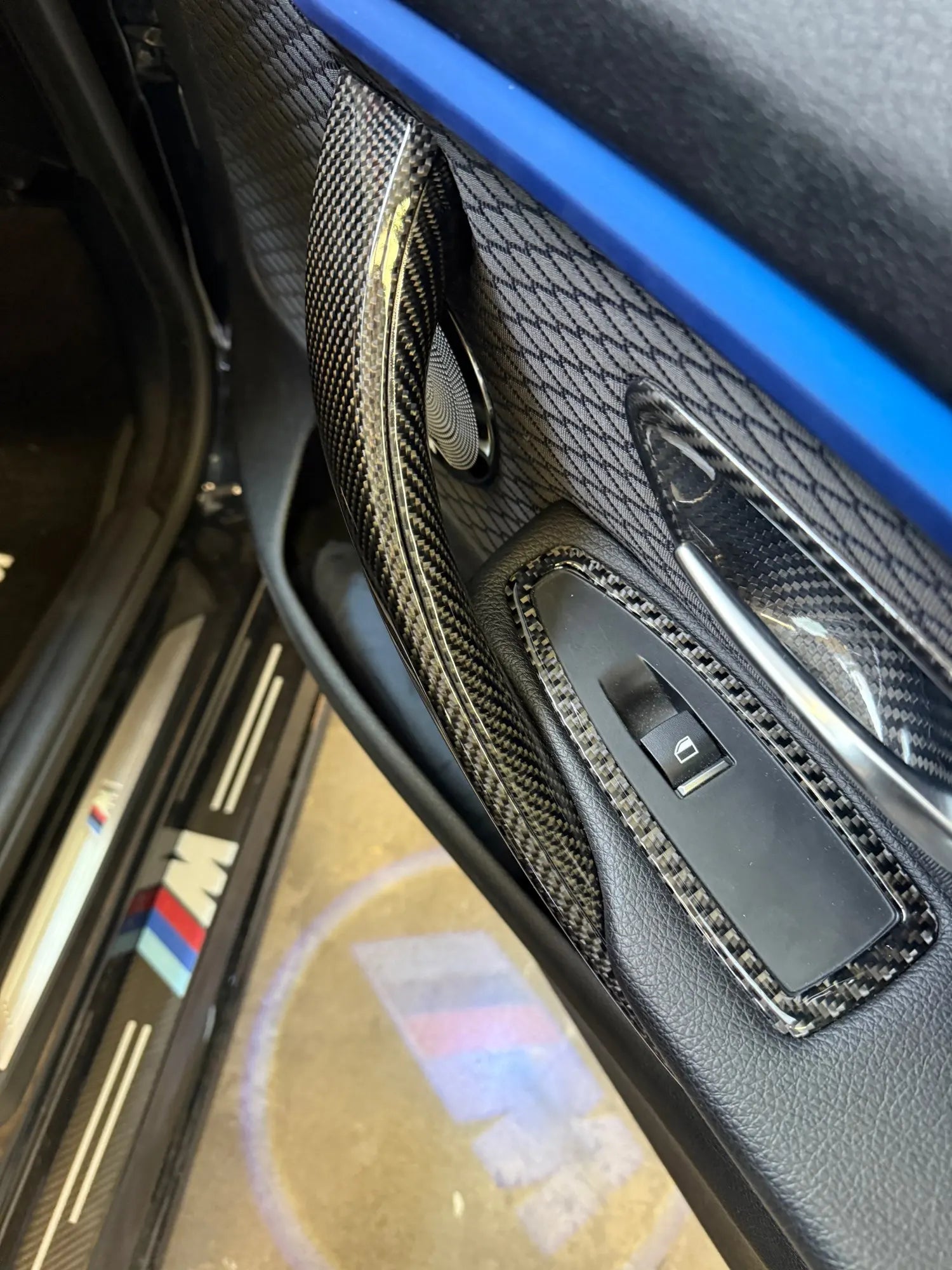 BMW F80 F30 /F82 F83 interior Door handle Dry Carbon Fiber