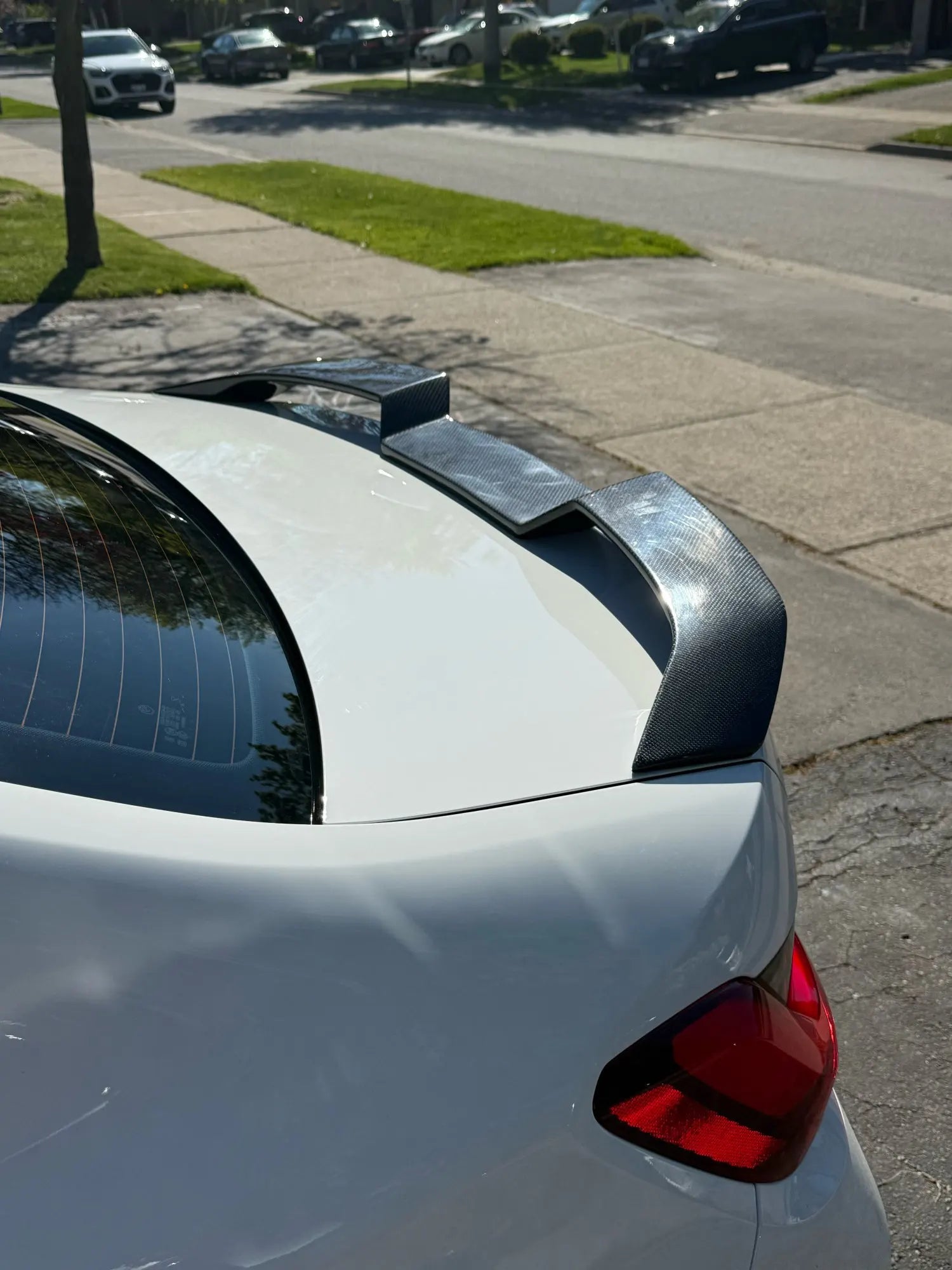 Carbon Fiber V Style Trunk Spoiler Wing - BMW G80 M3 & G20 3 Series / G82 M4