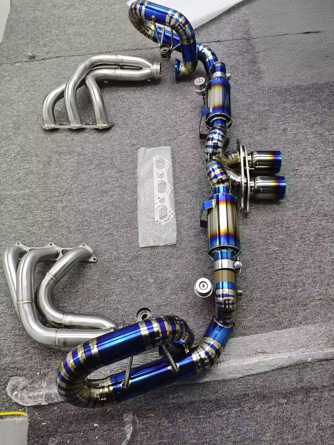 Titanium Performance Straight pipe Exhaust Catback System - Porsche 911 991/991.2 GT3 4.0