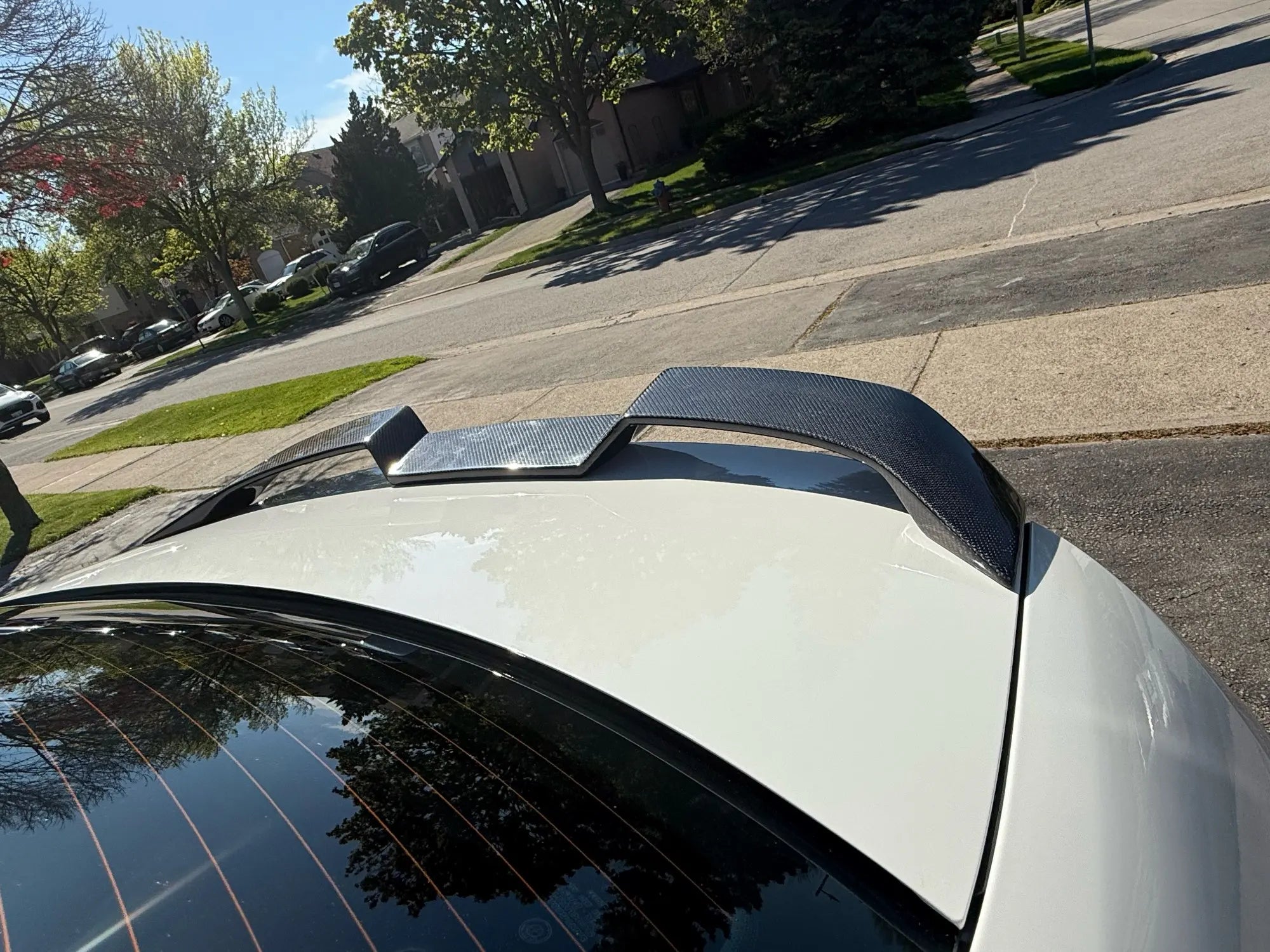 Carbon Fiber V Style Trunk Spoiler Wing - BMW G80 M3 & G20 3 Series / G82 M4