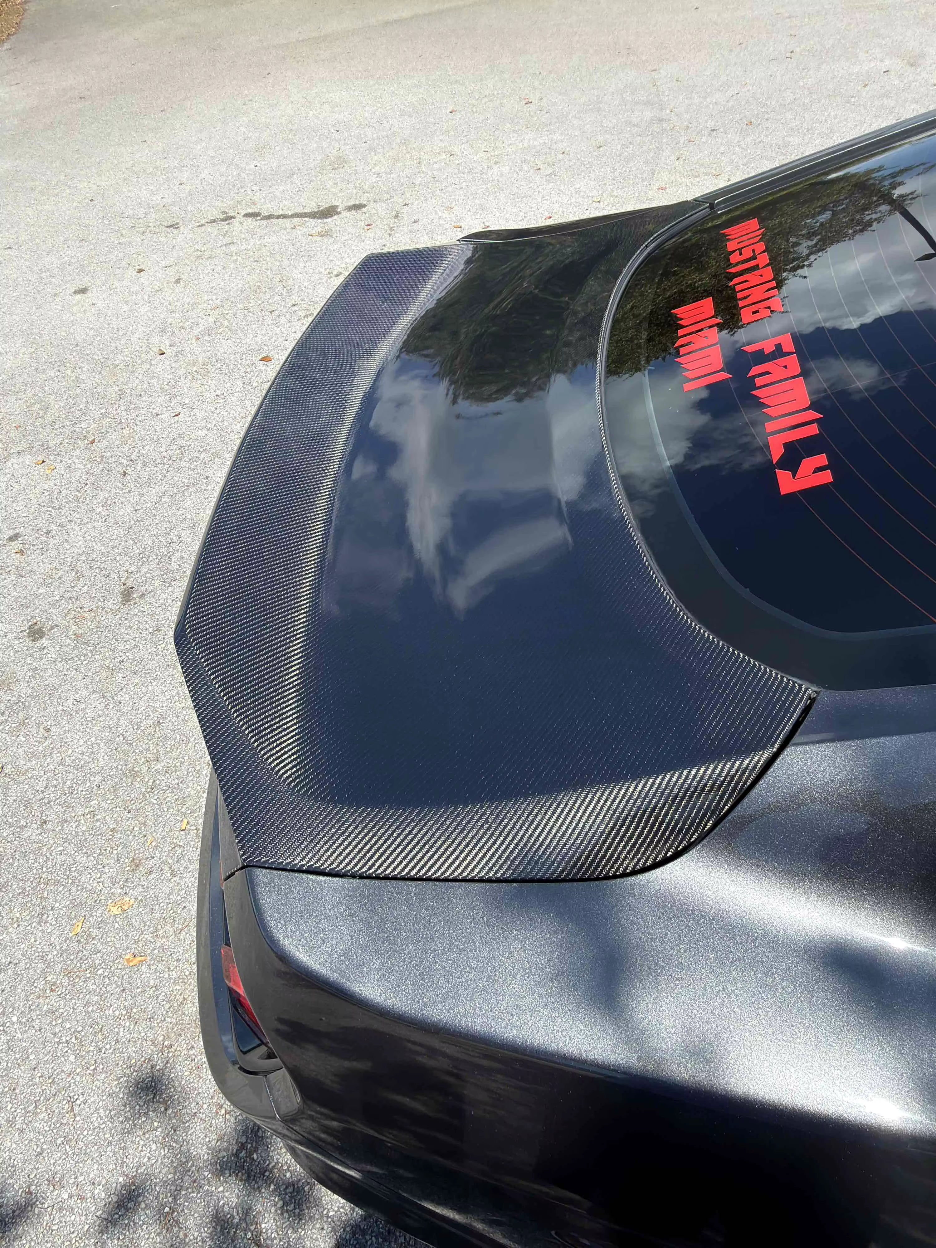 Carbon Fiber Duckbill Rear Trunk Lid - Ford Mustang